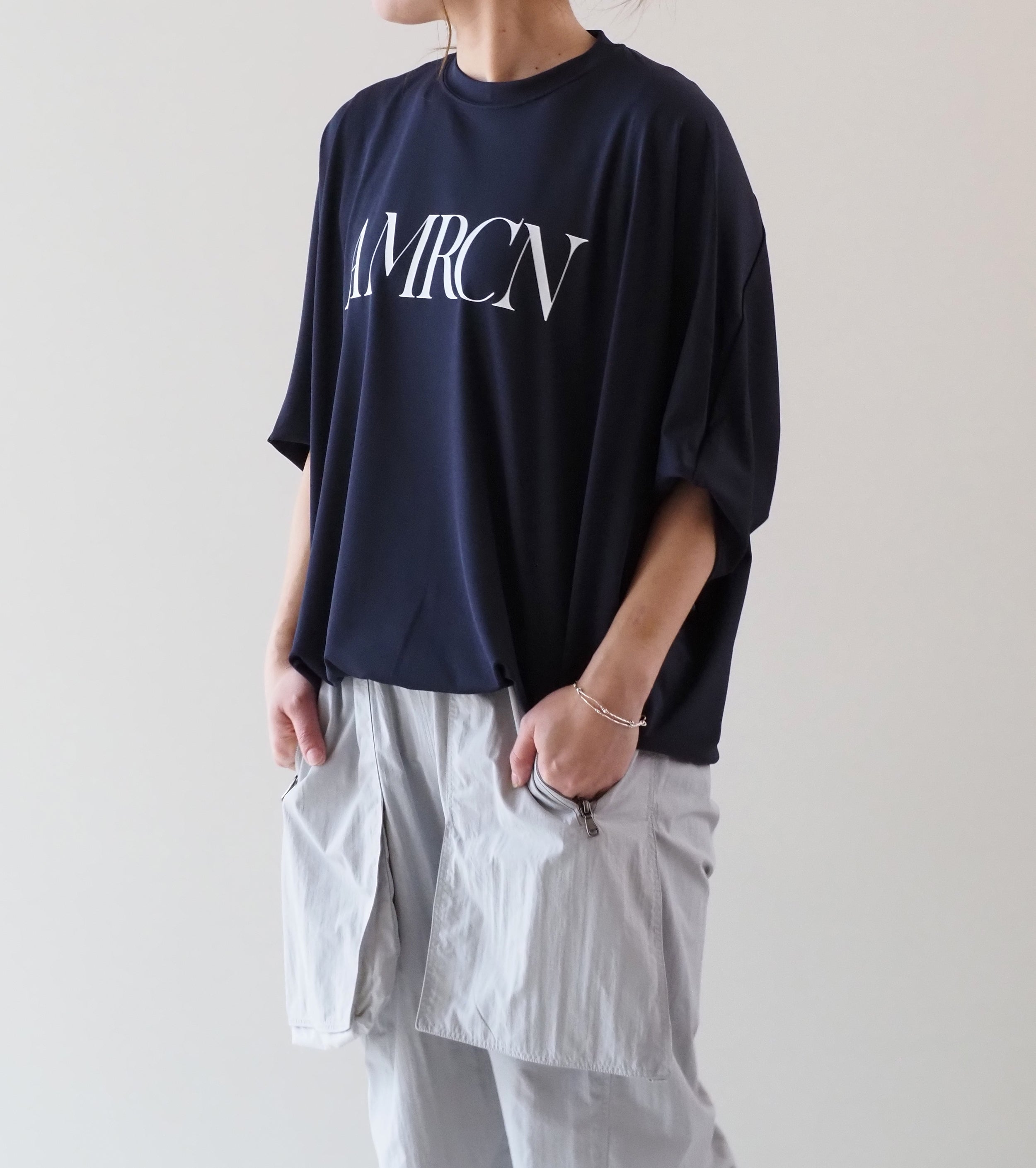 Americana 裾ゴム プルオーバー , Dark Navy