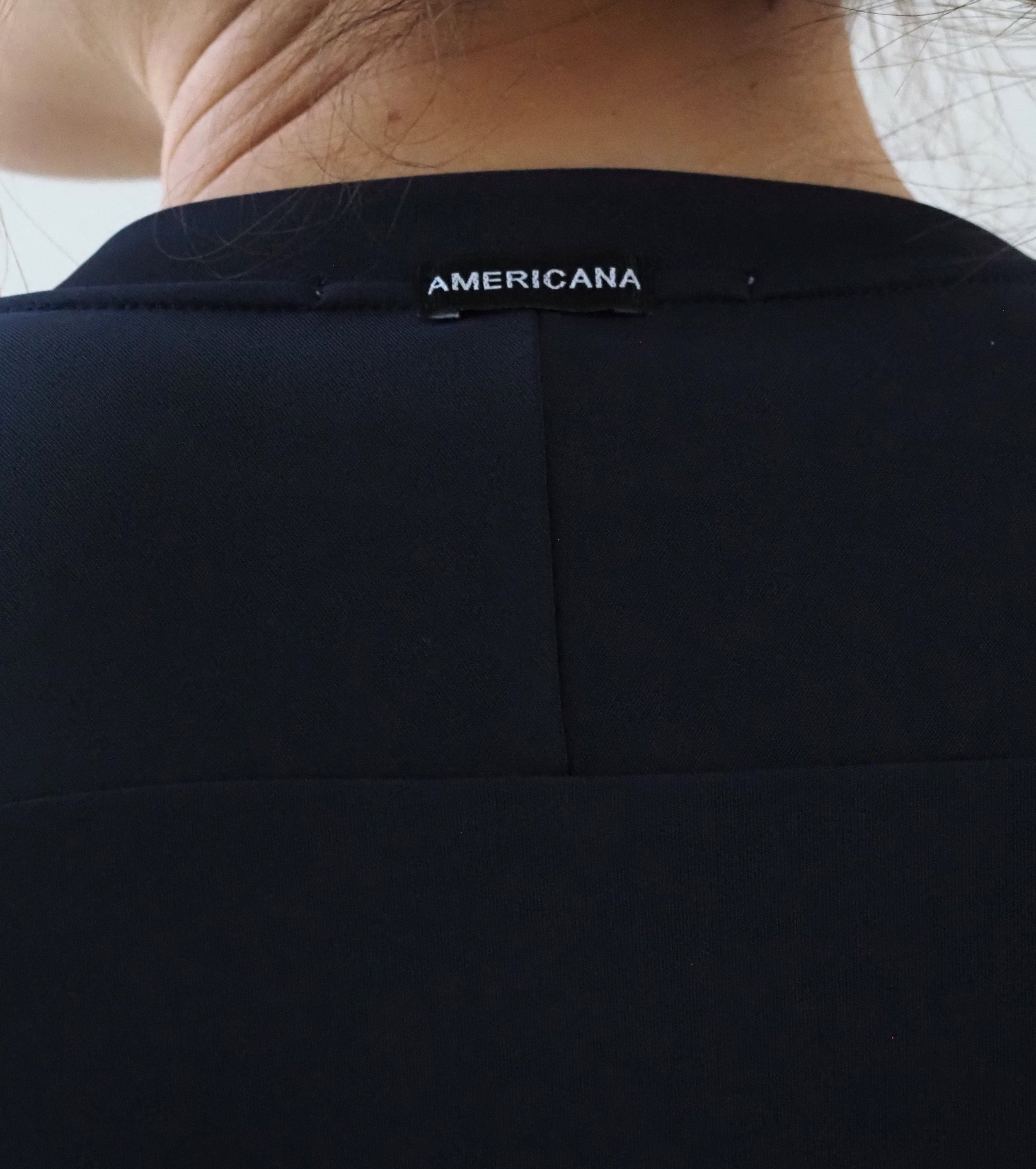 Americana 裾ゴム プルオーバー , Dark Navy