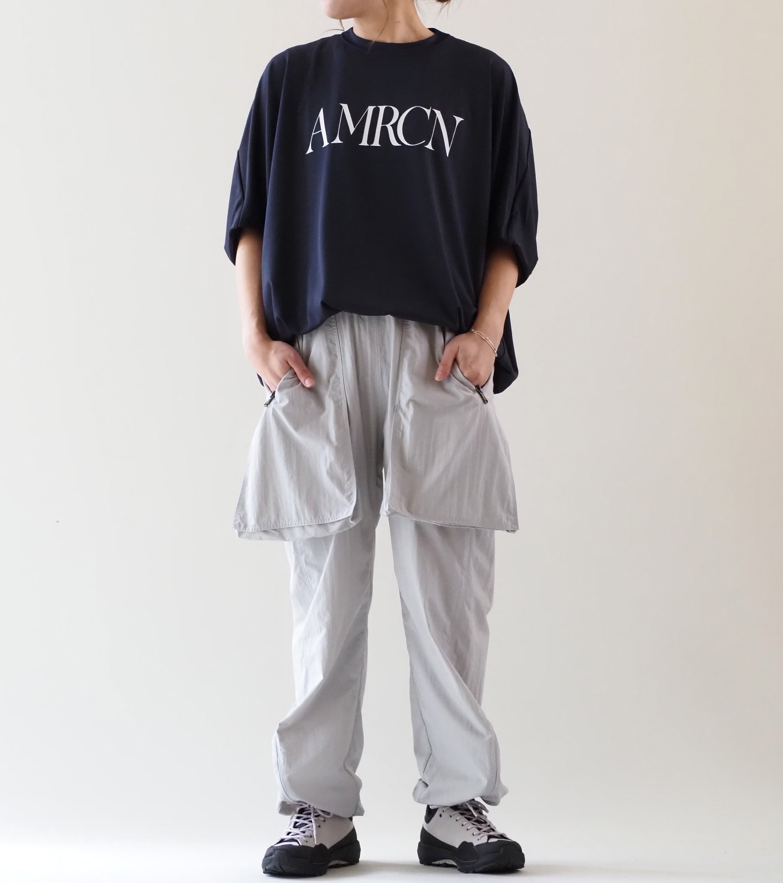 Americana 裾ゴム プルオーバー , Dark Navy