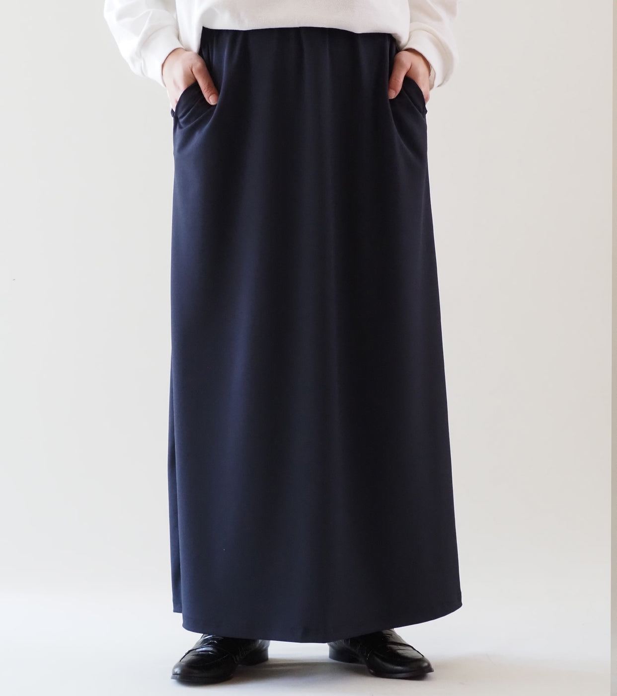 Americana Maxi Skirt , Dark Navy