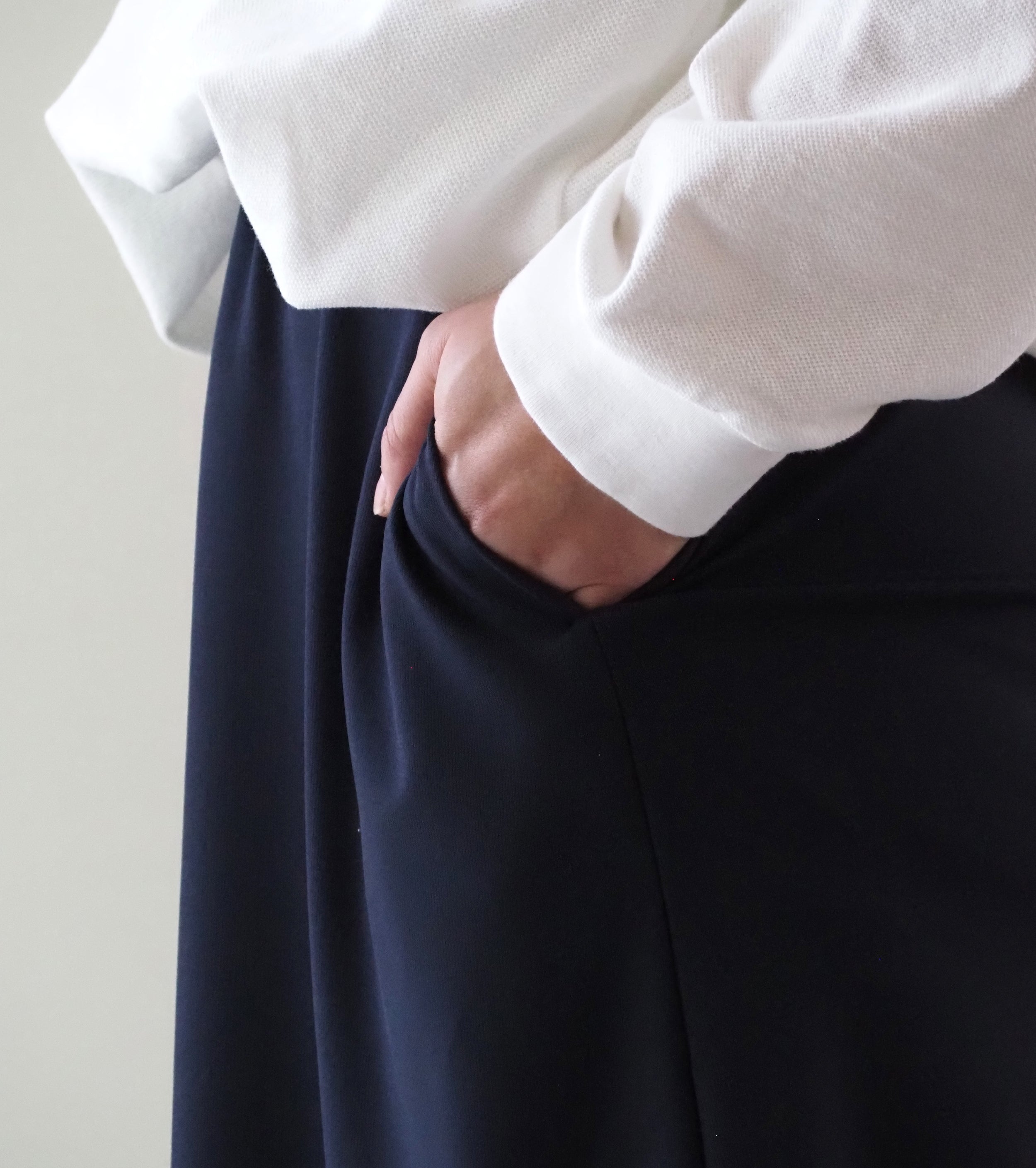 Americana Maxi Skirt , Dark Navy