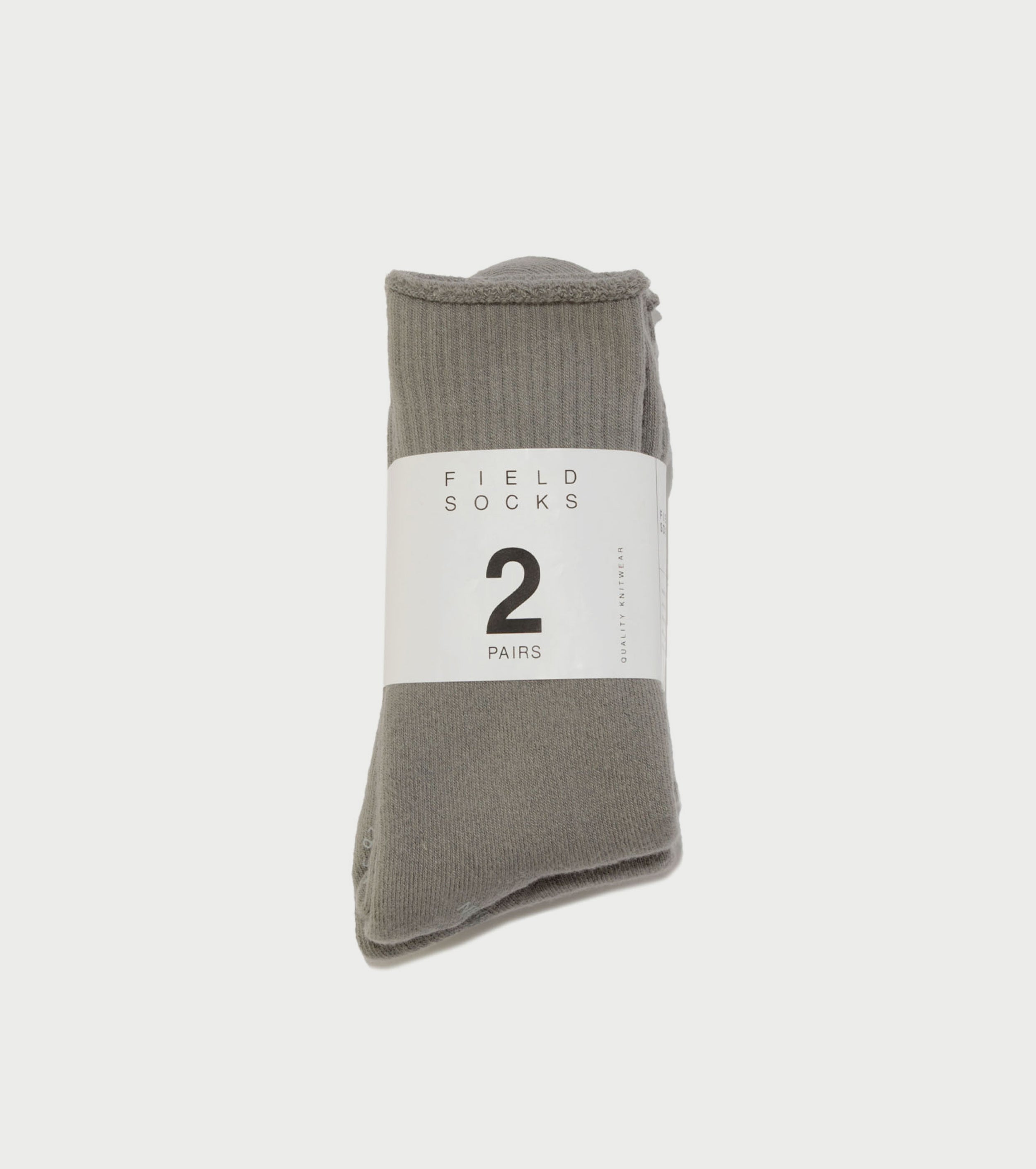 パック フィールド ソックス 2P ,  Gray
