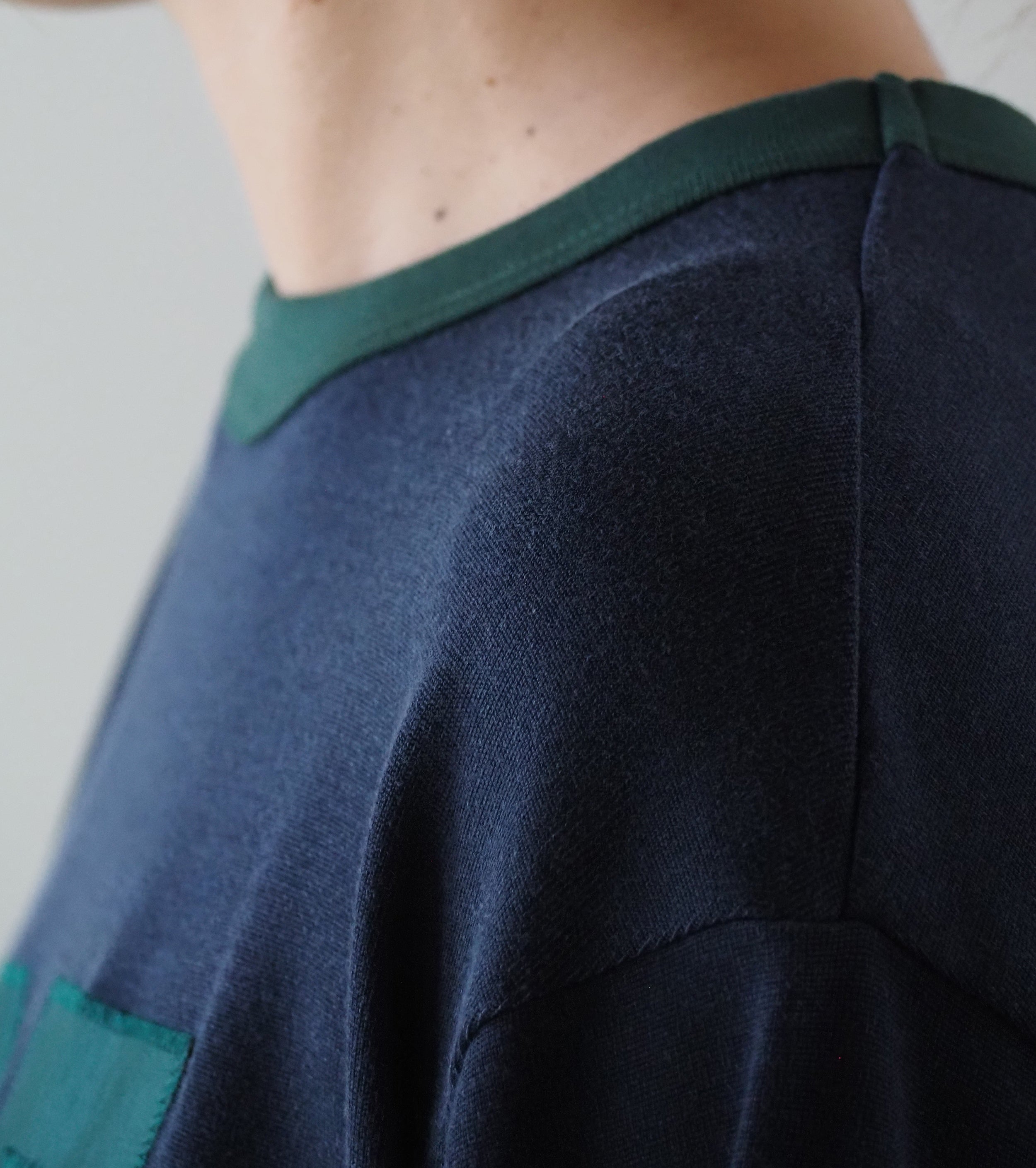 Americana フットボール リンガー Tシャツ , Navy