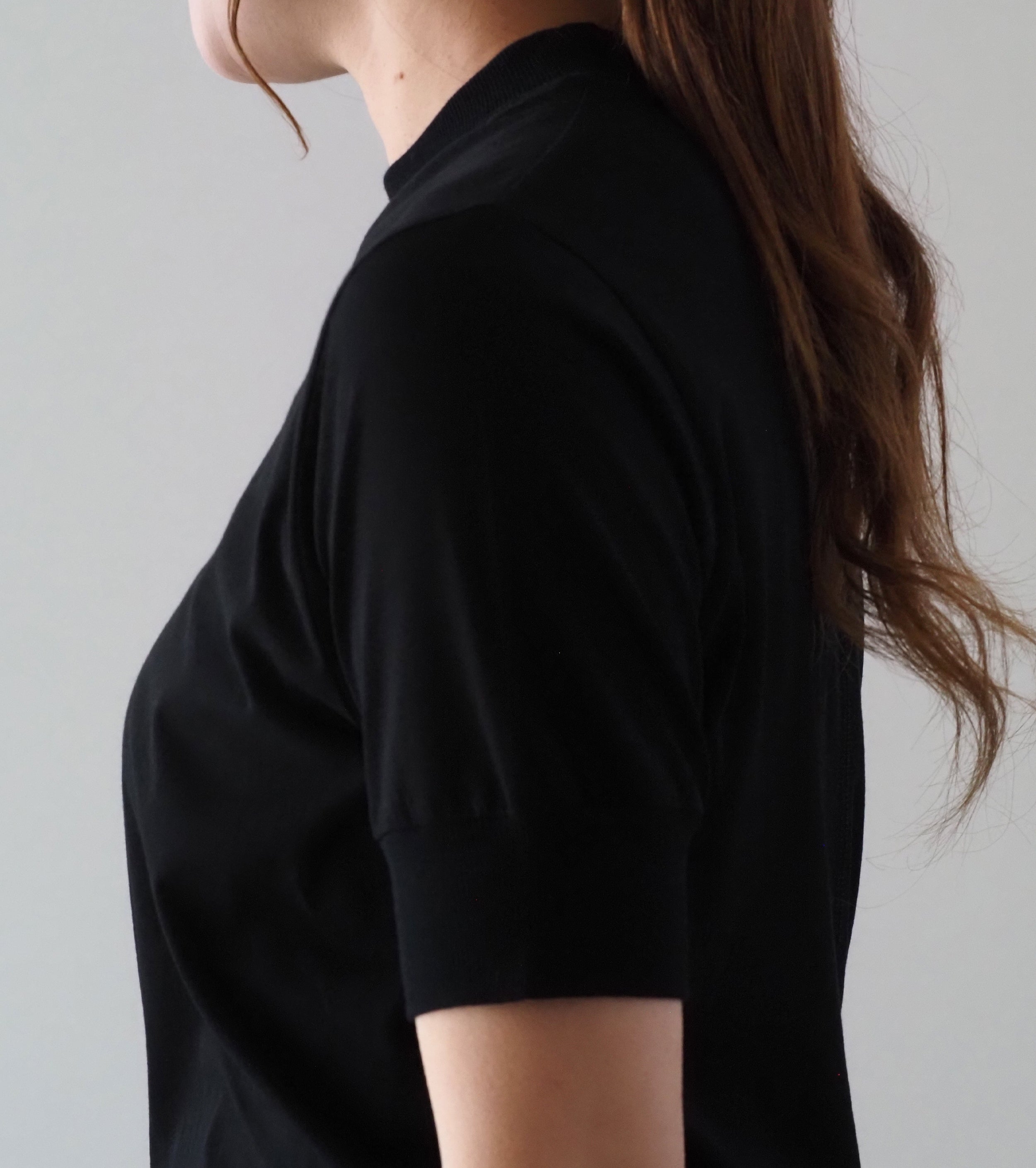ALWEL モックネック Tシャツ , Black
