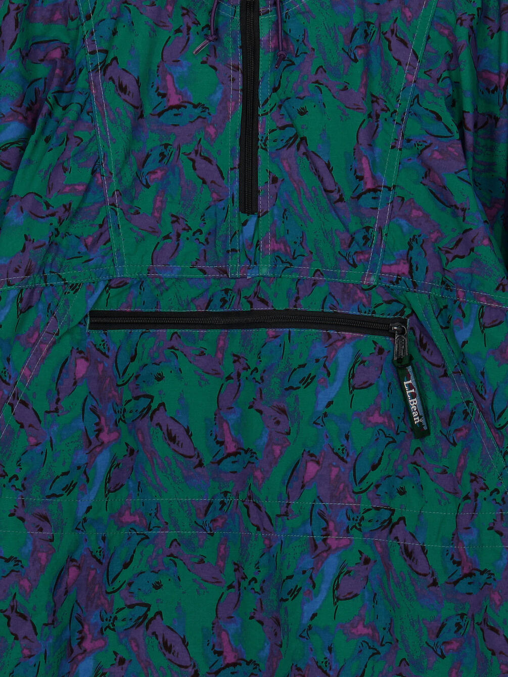 L.L.Bean JAPAN EDITION メンズ  ミロ アノラック プリント , School of Fish