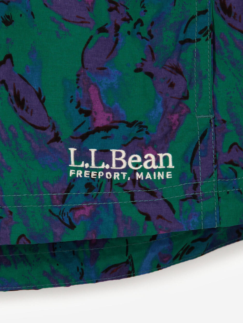 L.L.Bean JAPAN EDITION メンズ  ミロ アノラック プリント , School of Fish
