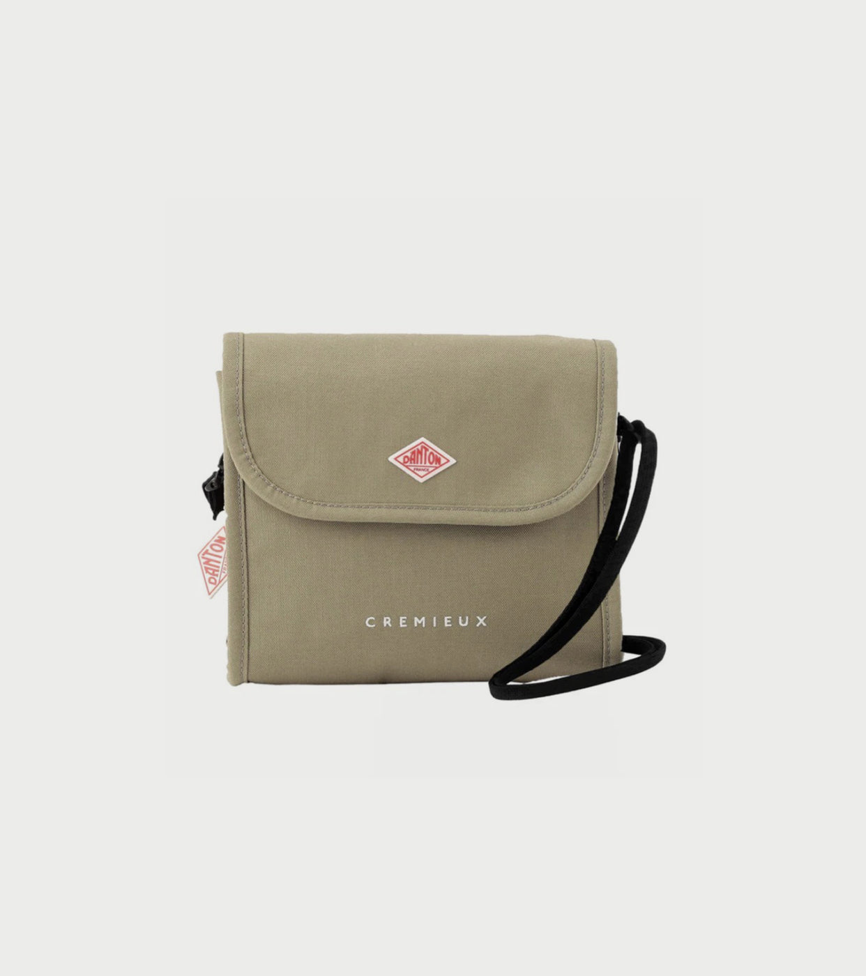 DANTON CREMIEUX - CORDURA® キャンバス ショルダー ポーチ , L.T Greige