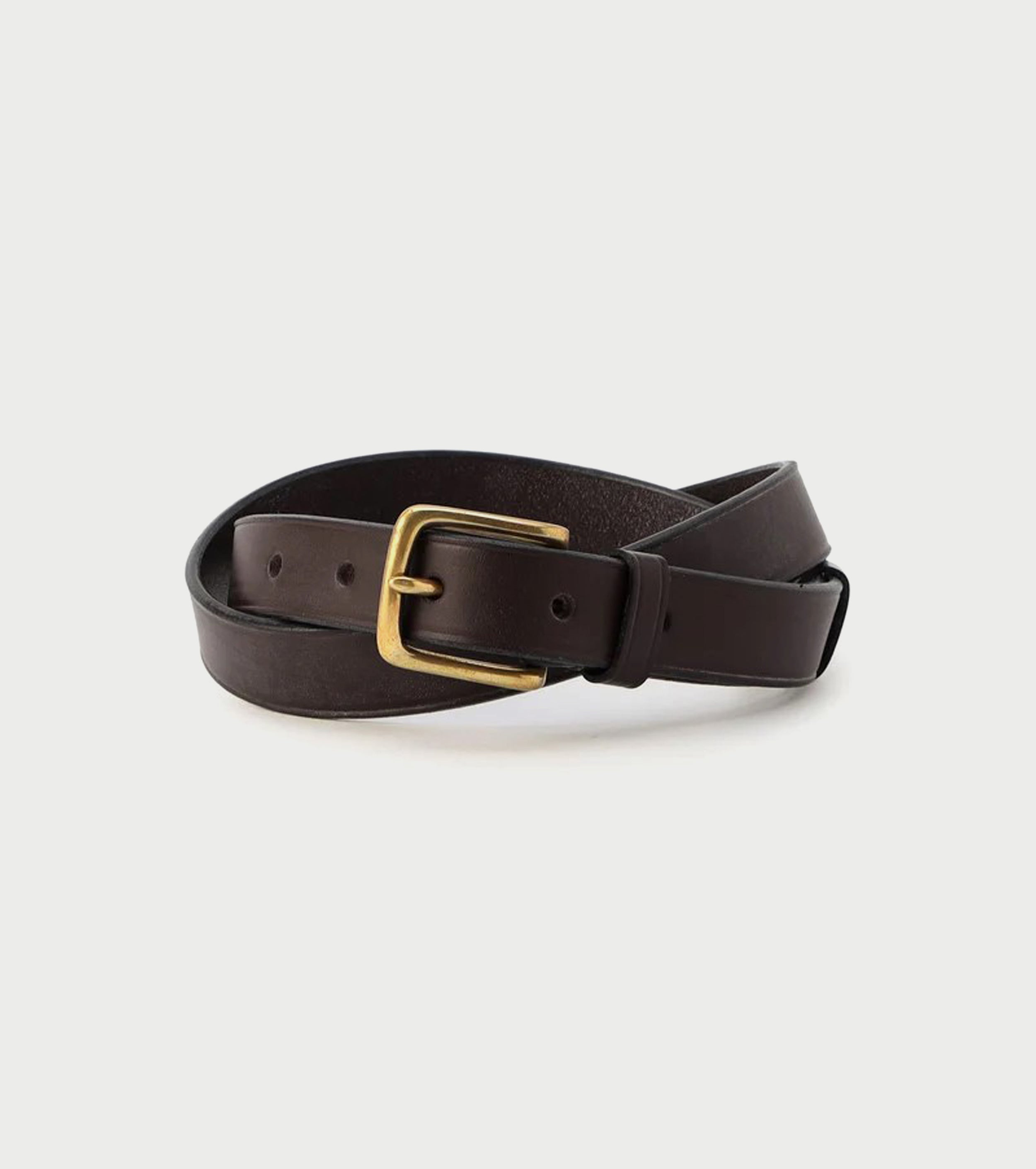 Brady WEST END BELT 1in-GOLD <UNISEX> , Dark Nut