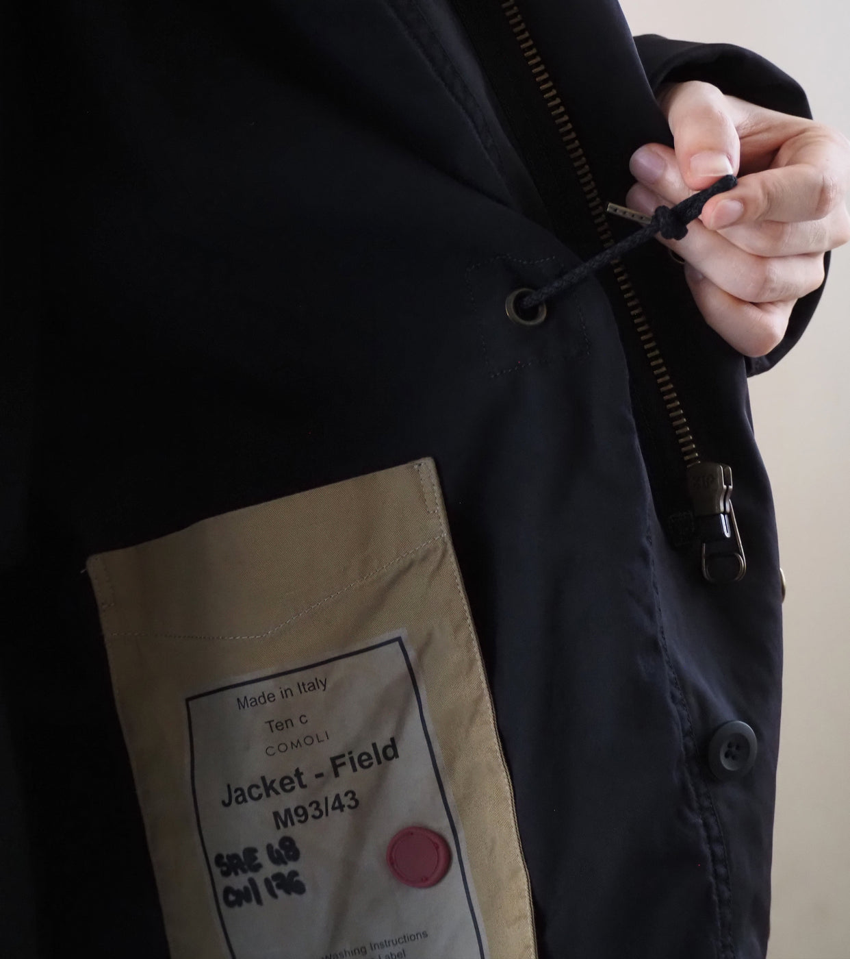 Ten c × COMOLI フィールド ジャケット , Black