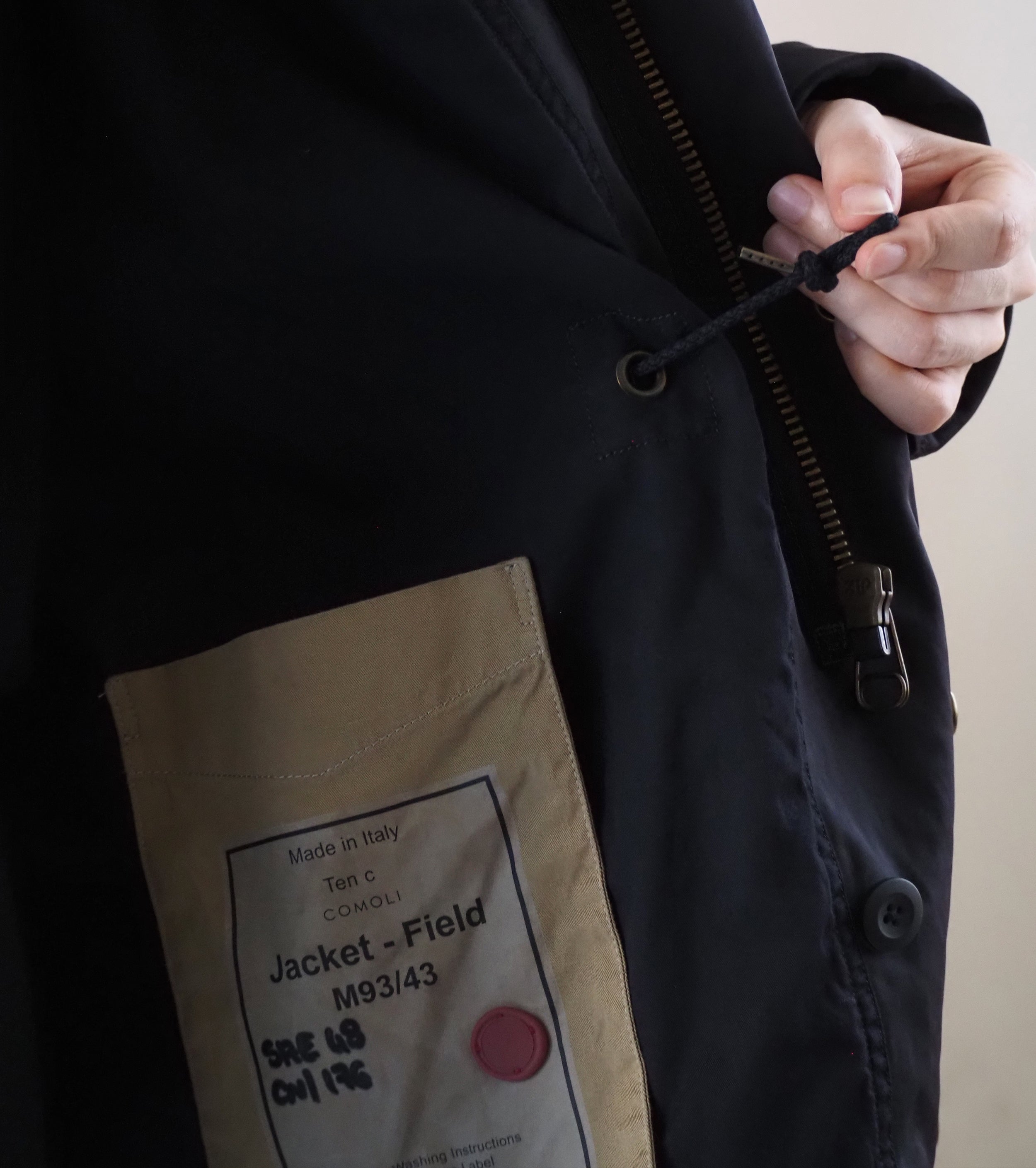 Ten c × COMOLI フィールド ジャケット , Black