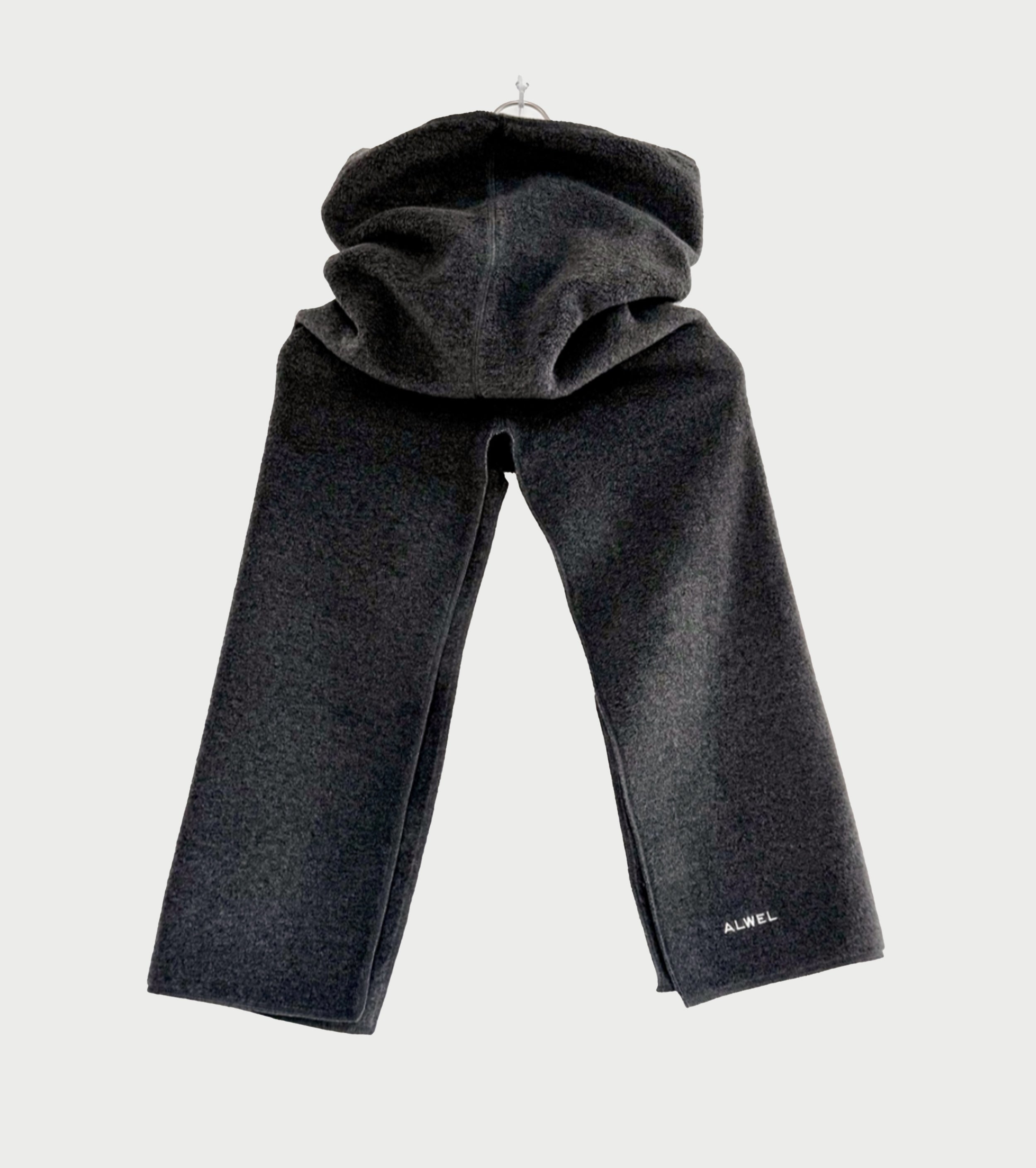 ALWEL FLEECE HIGH NECK GAITER  , Charcoal Gray