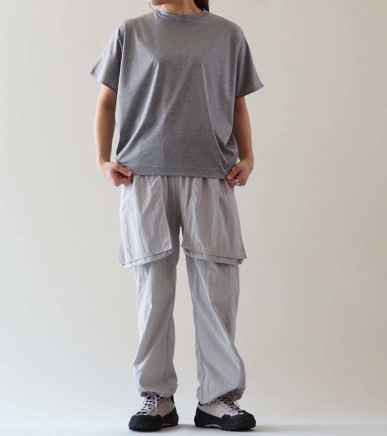 ALWEL ドルマン トップ , Top Gray
