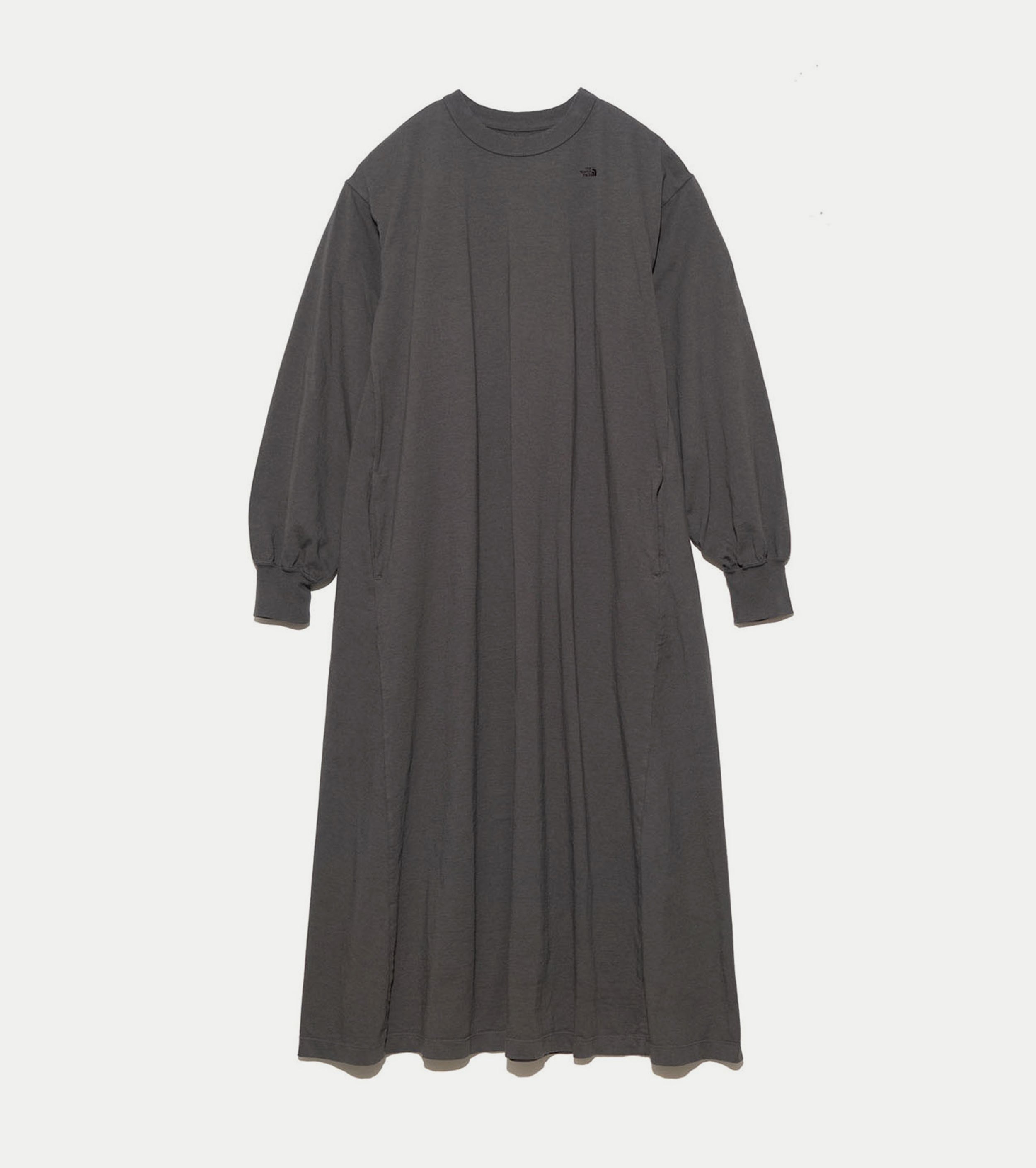 5.5 oz Long Sleeve Dress, Asphalt Gray