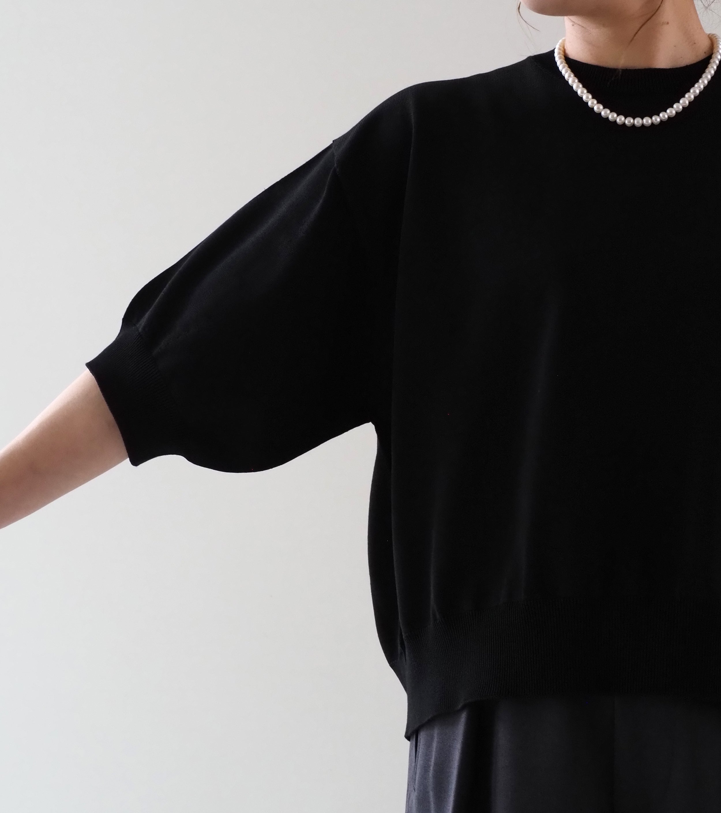 Oblada サマーニット ティー, Black