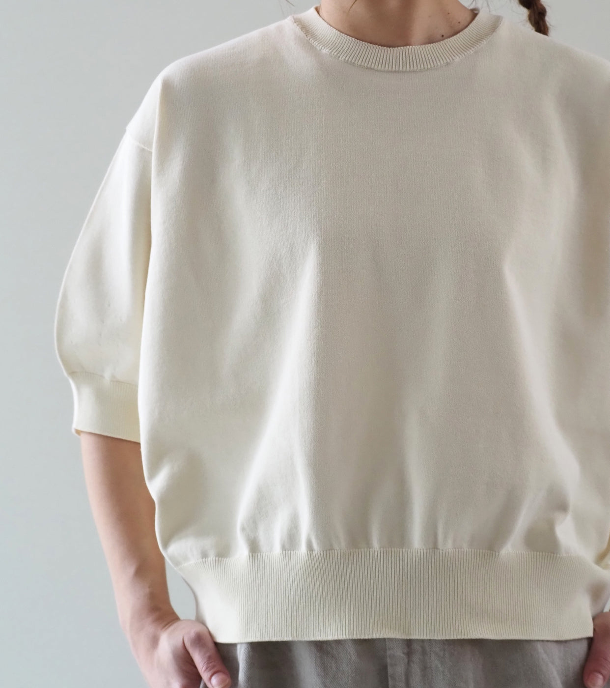 Oblada サマーニット ティー, Ivory