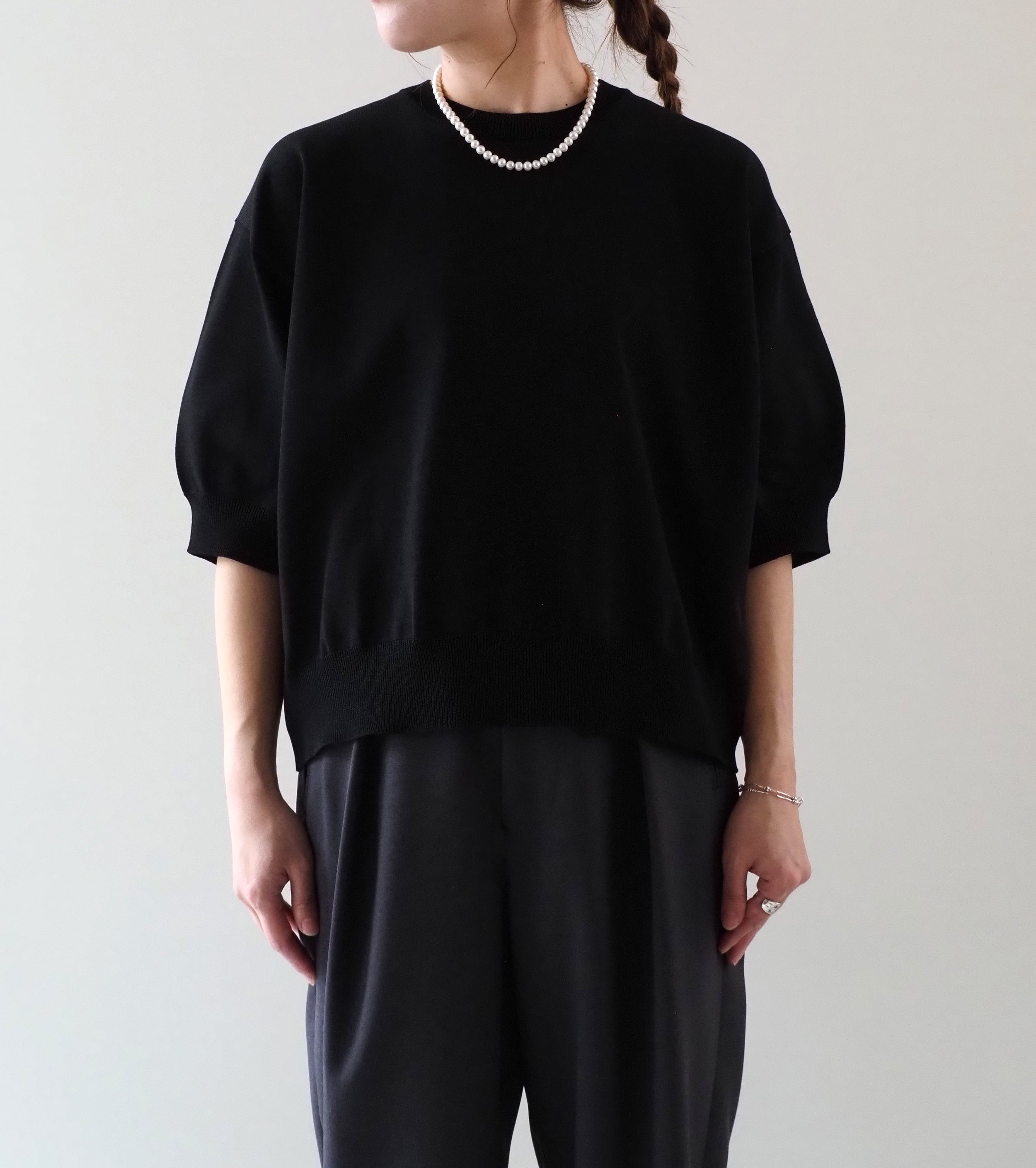 Oblada サマーニット ティー, Black