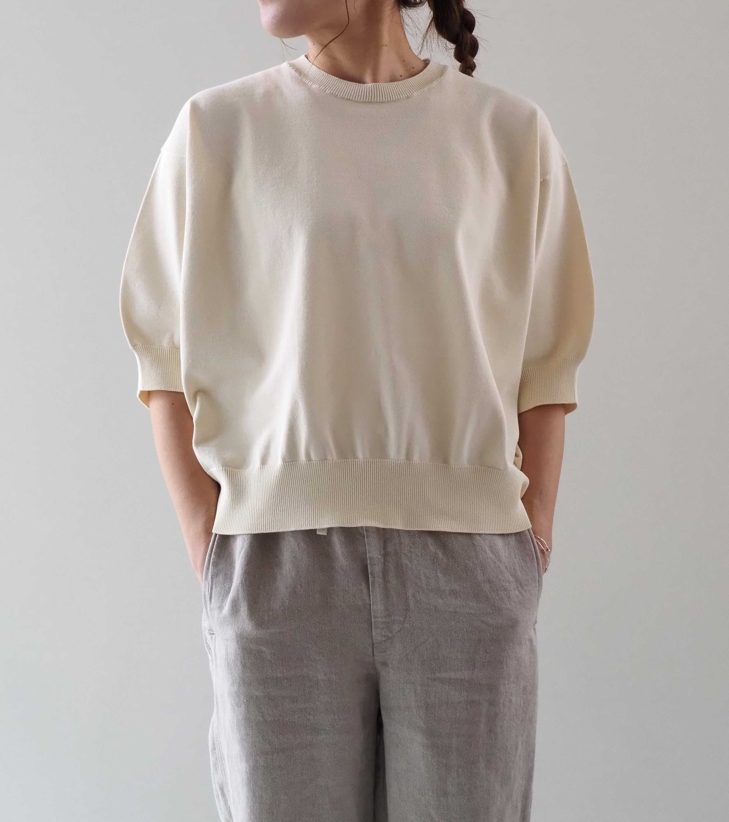 Oblada サマーニット ティー, Ivory