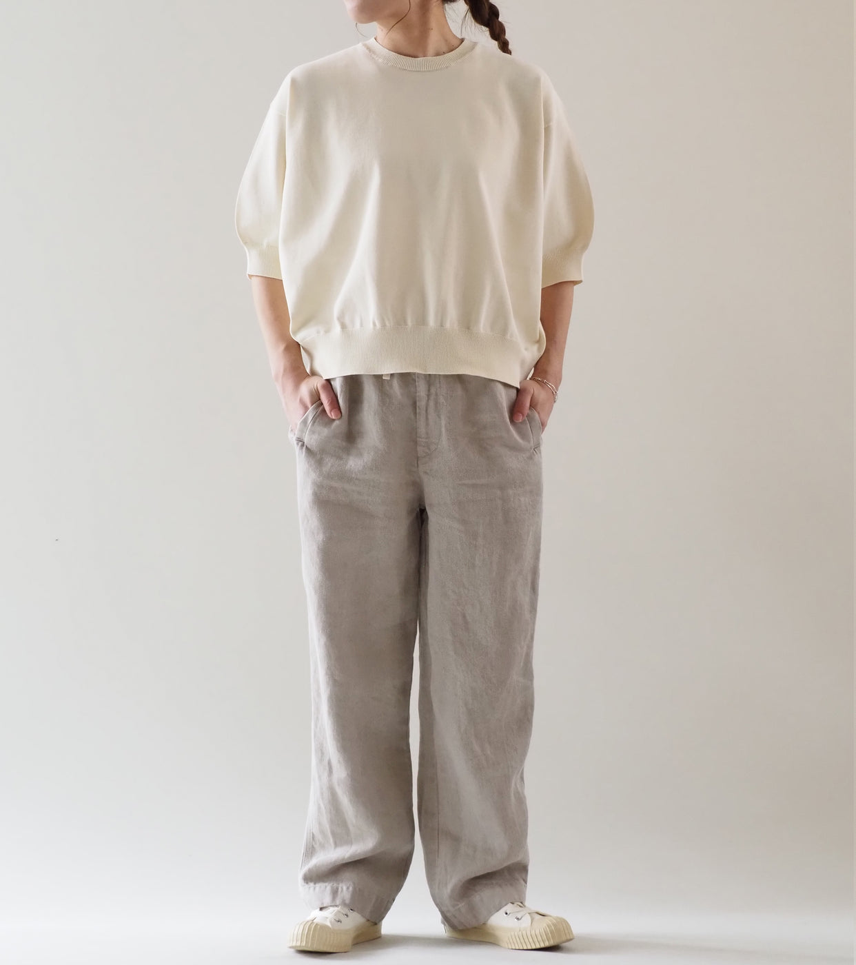 Oblada サマーニット ティー, Ivory