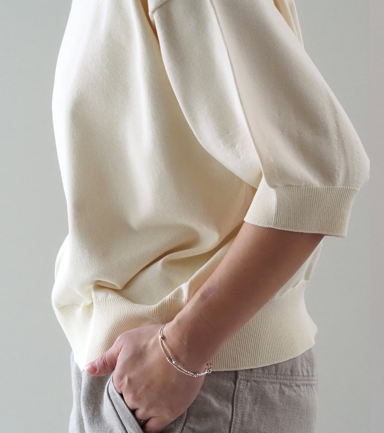 Oblada サマーニット ティー, Ivory