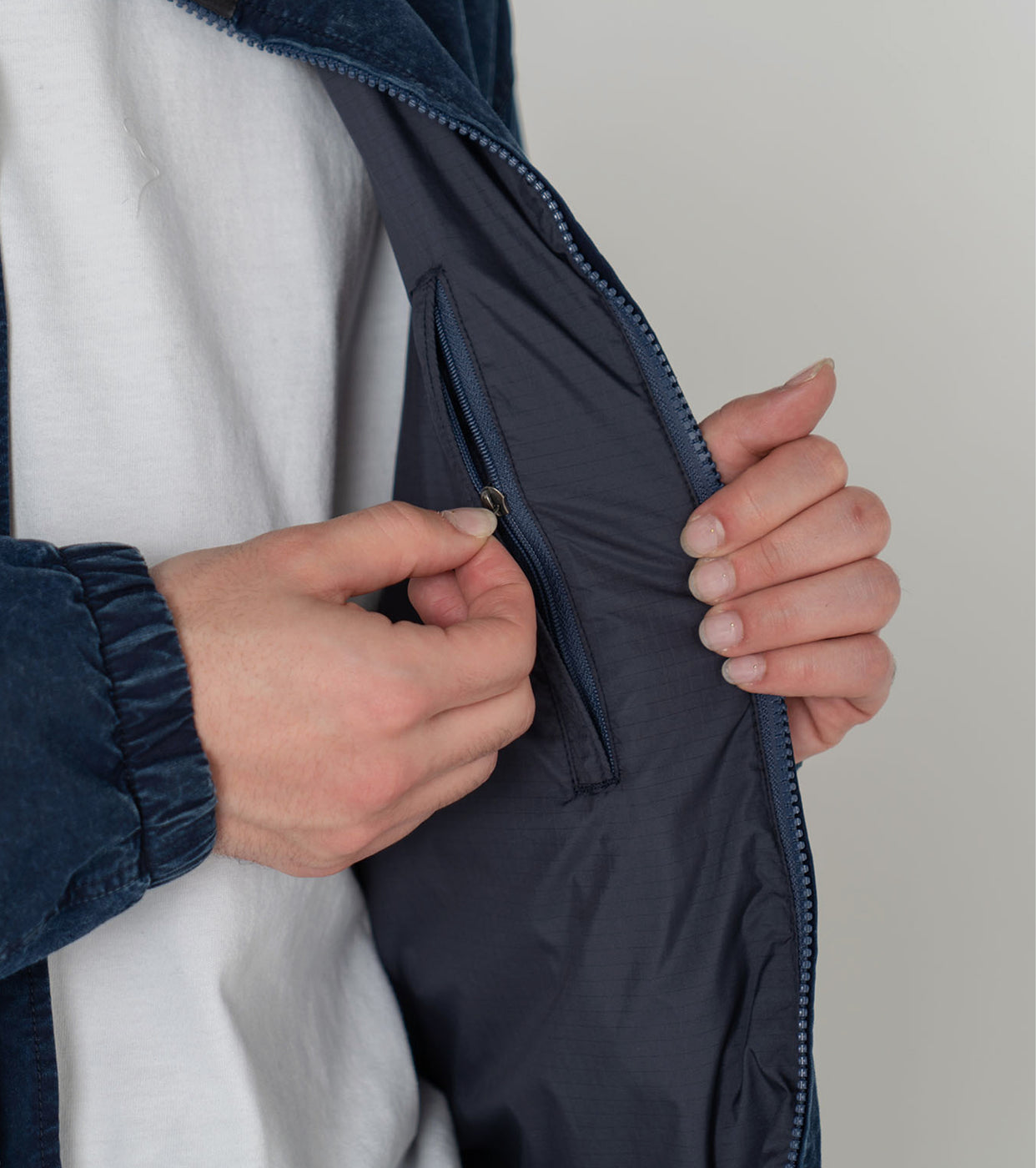 Indigo Stroll Field Jacket,Indigo