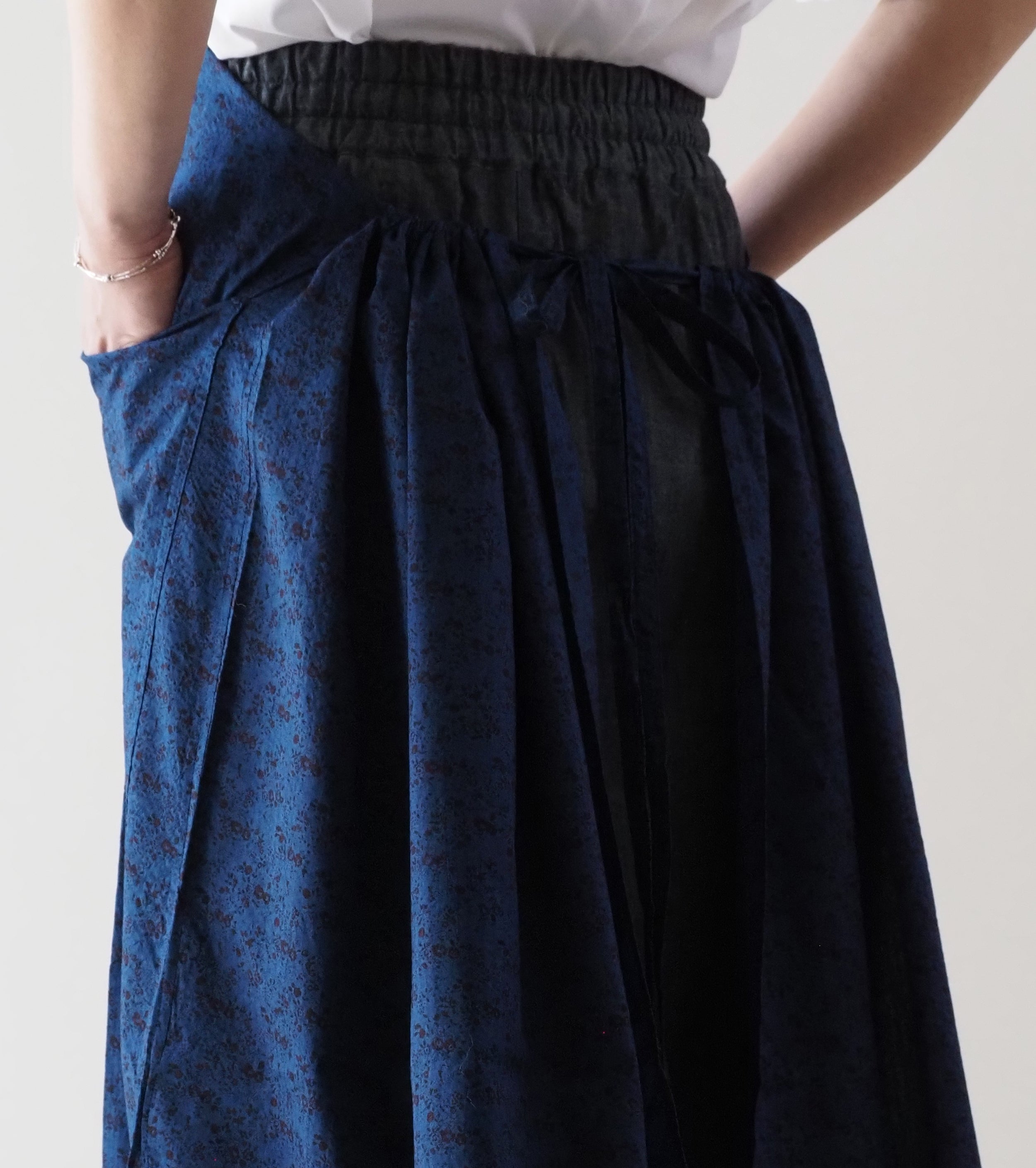 Yarmo New Apron Skirt, Indigo