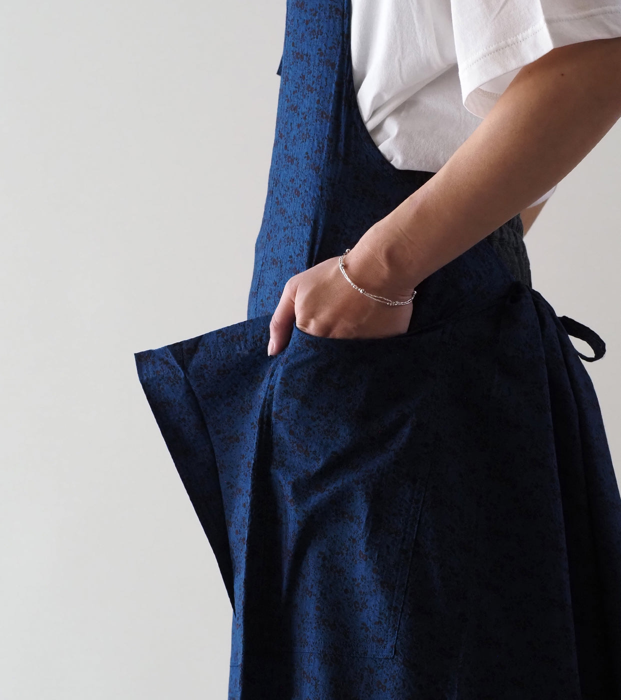 Yarmo New Apron Skirt, Indigo