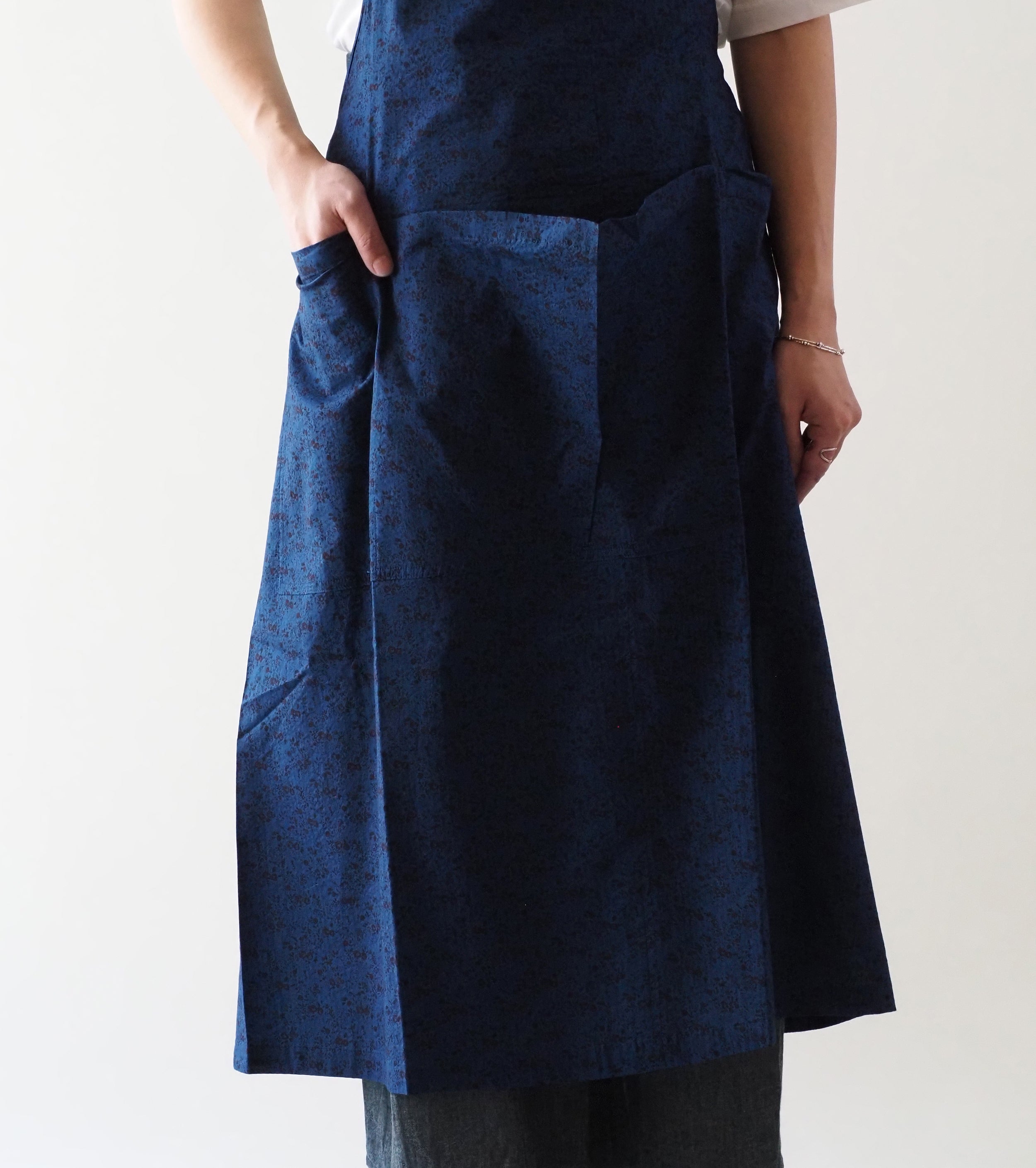Yarmo New Apron Skirt, Indigo