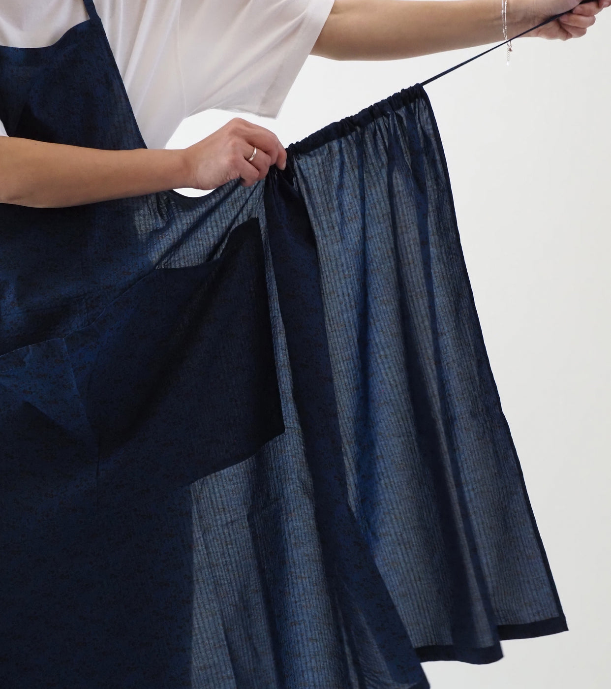 Yarmo New Apron Skirt, Indigo