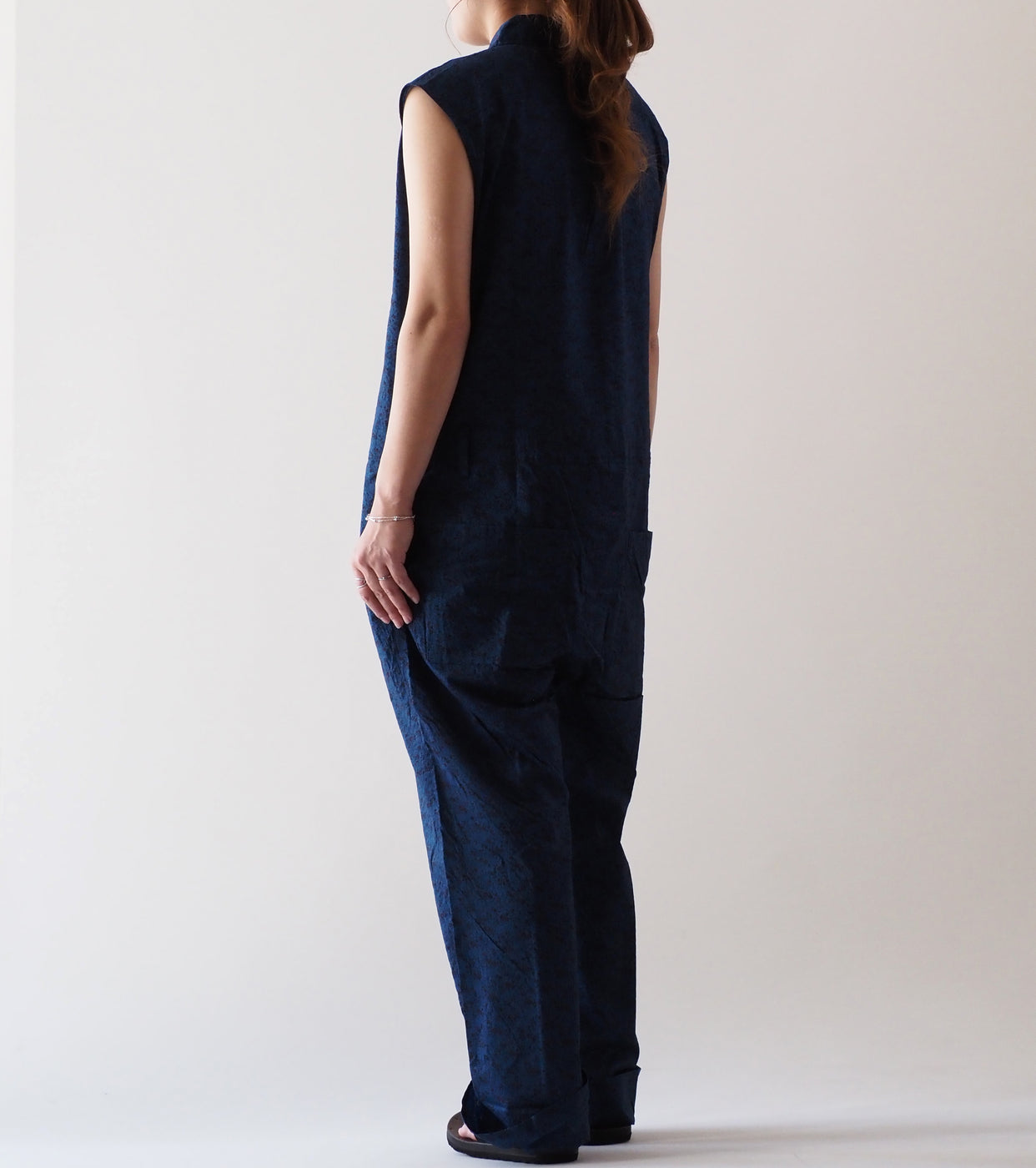 Yarmo Sleeveless Boiler Suit , Indigo