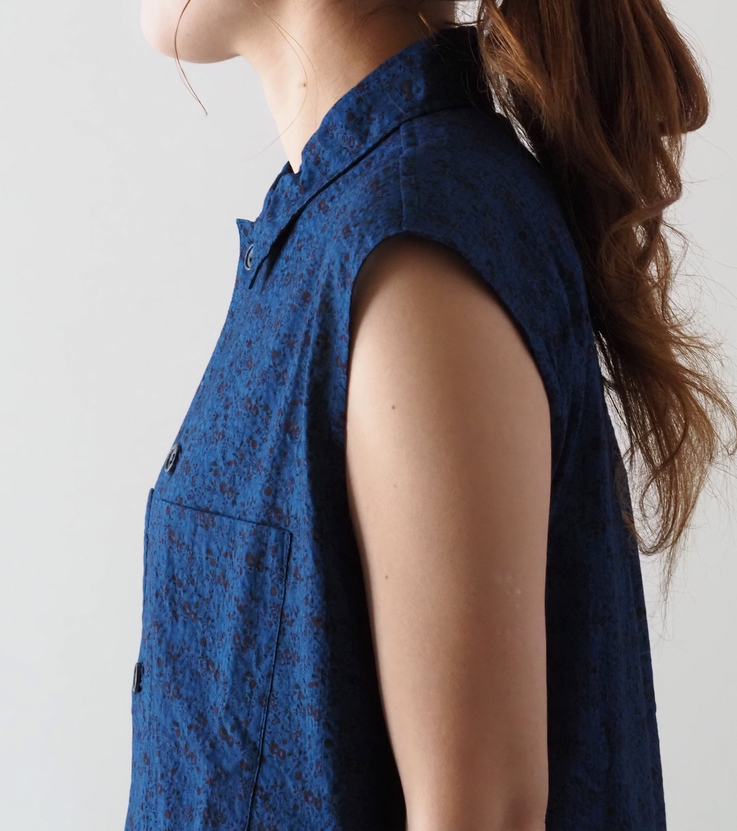 Yarmo Sleeveless Boiler Suit , Indigo