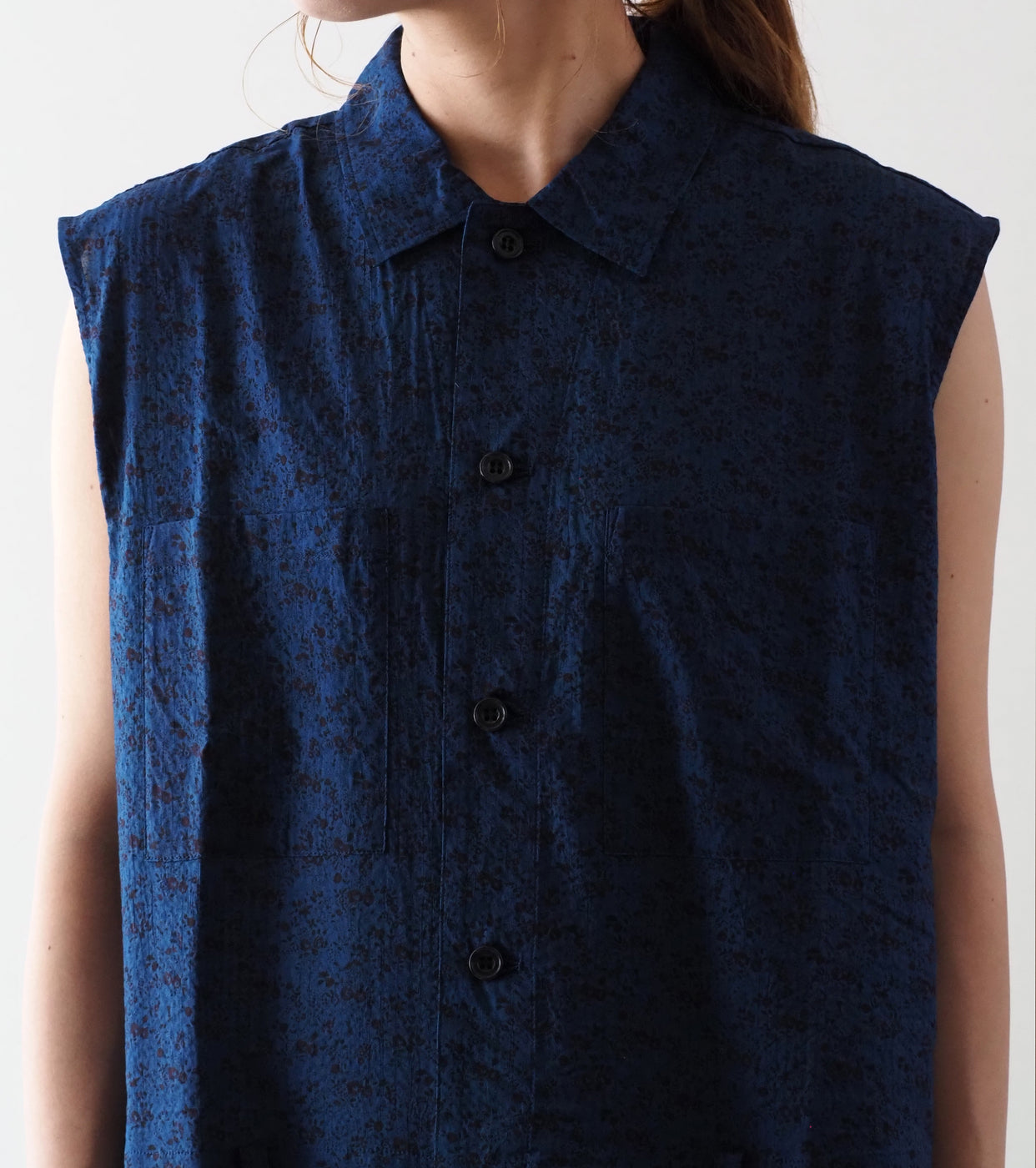 Yarmo Sleeveless Boiler Suit , Indigo