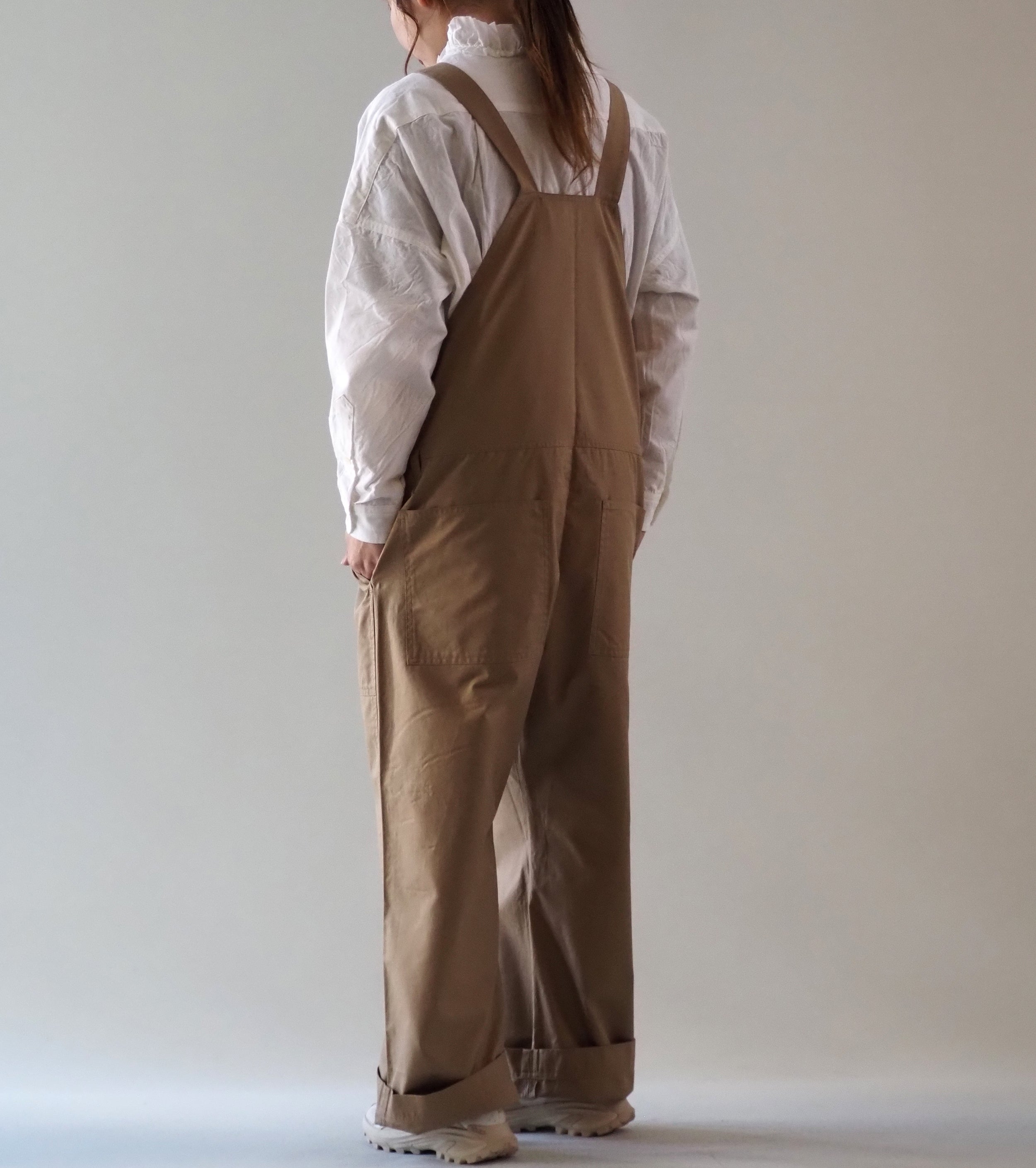 Yarmo New ビブ アンド ブレイス オーバーオール, Beige