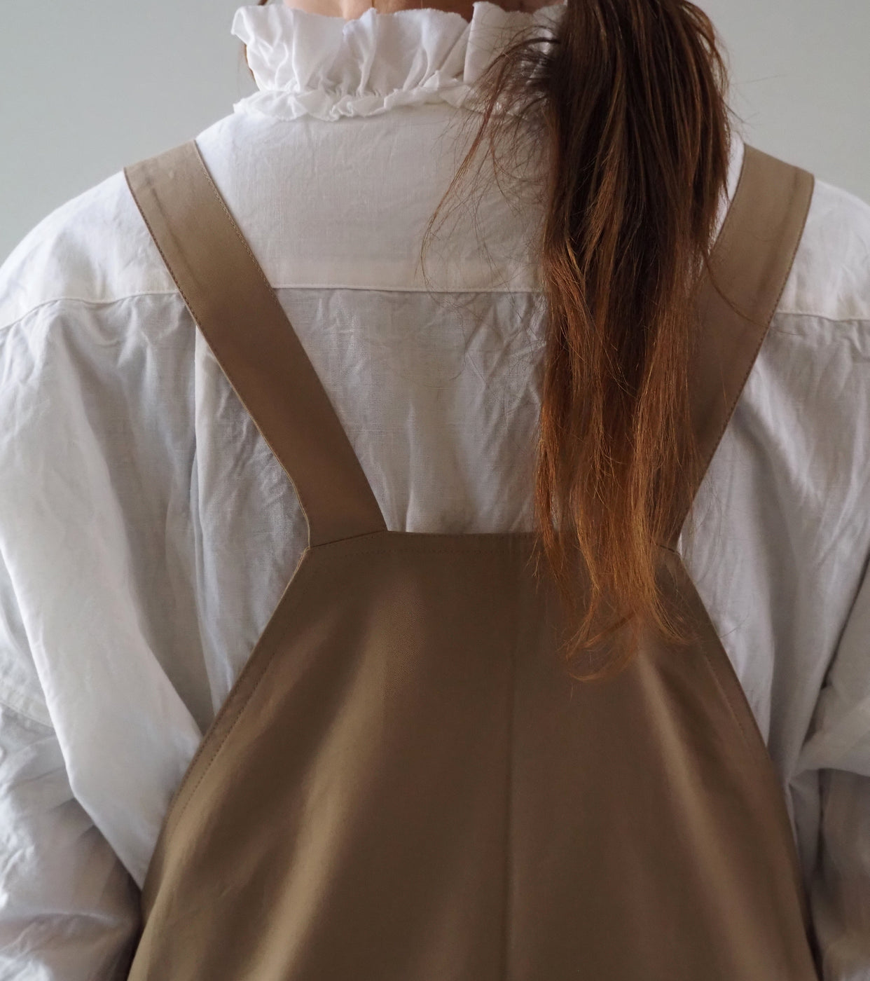 Yarmo New ビブ アンド ブレイス オーバーオール, Beige