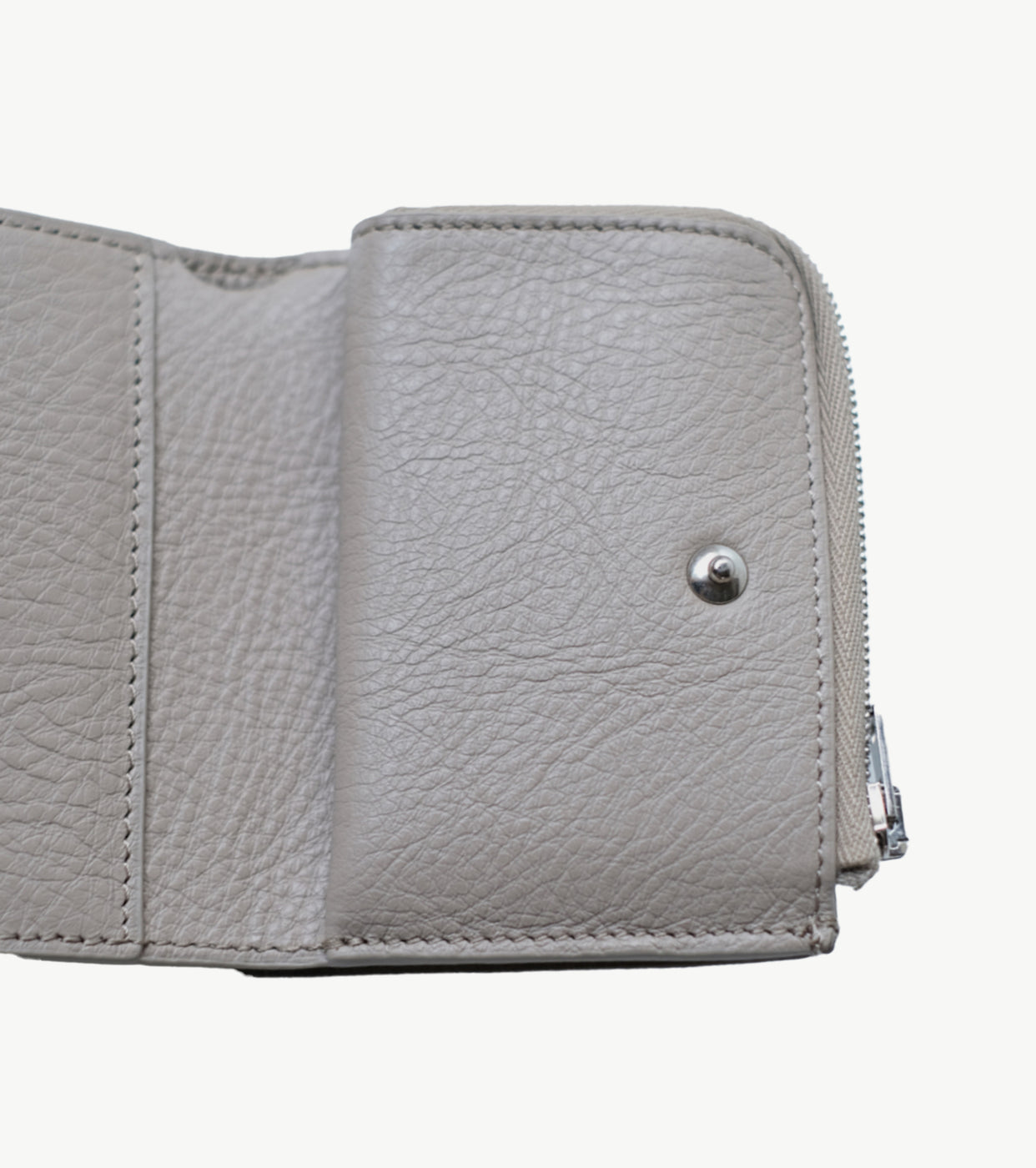 Aeta Folded Wallet , Gray Beige