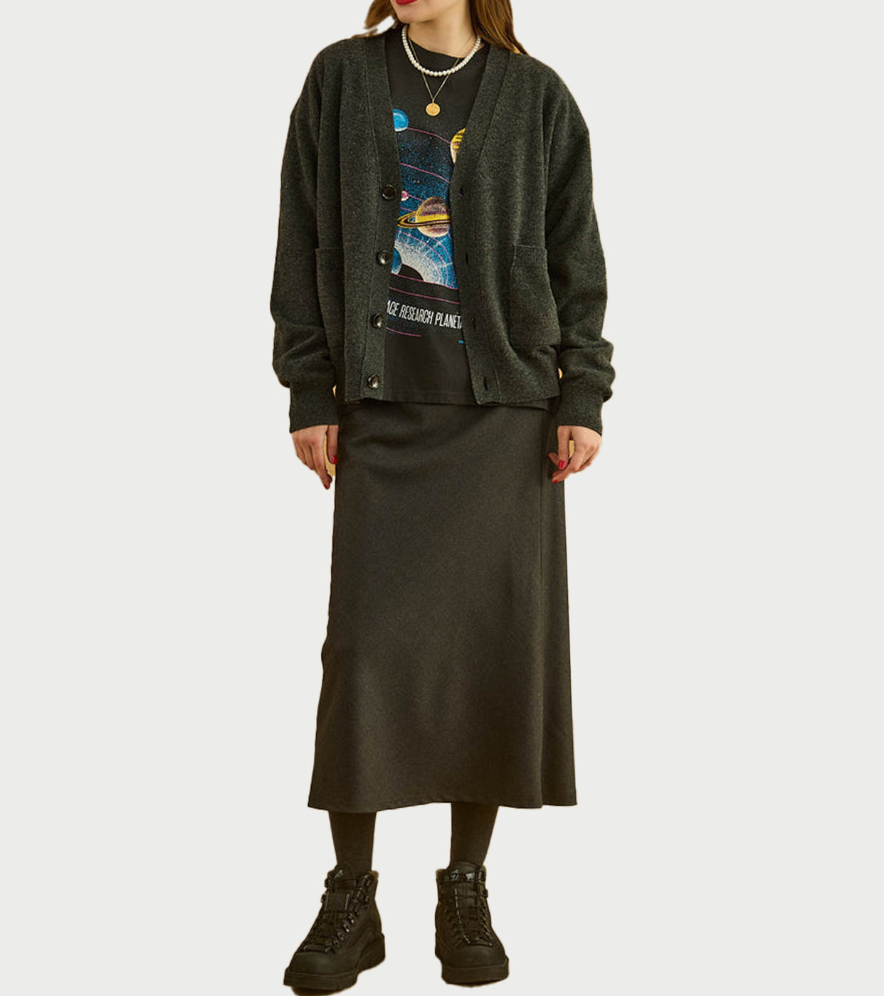 Oblada プラネット ロング ティー, Black