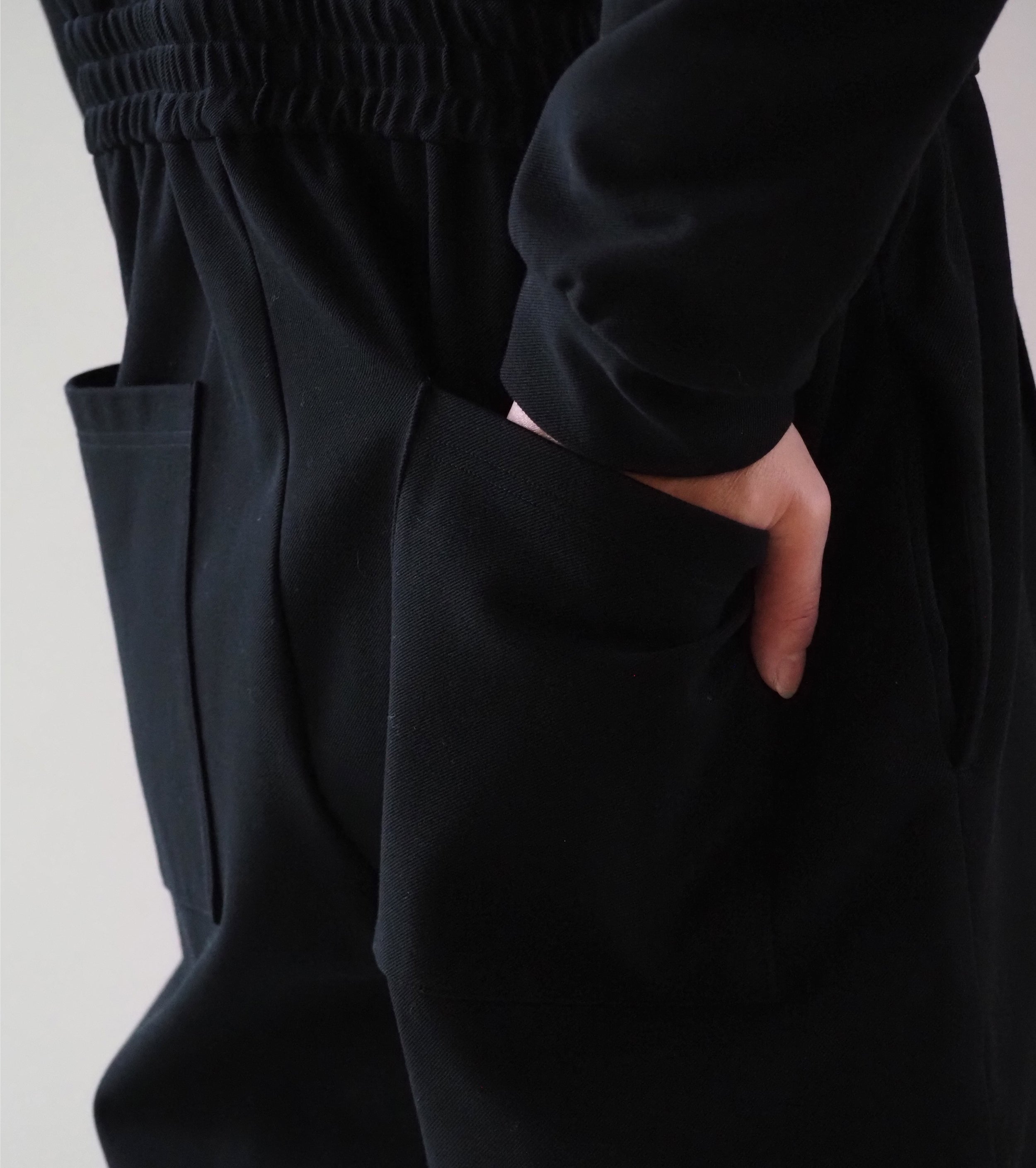 Oblada JERSEY JUMPSUIT, Black