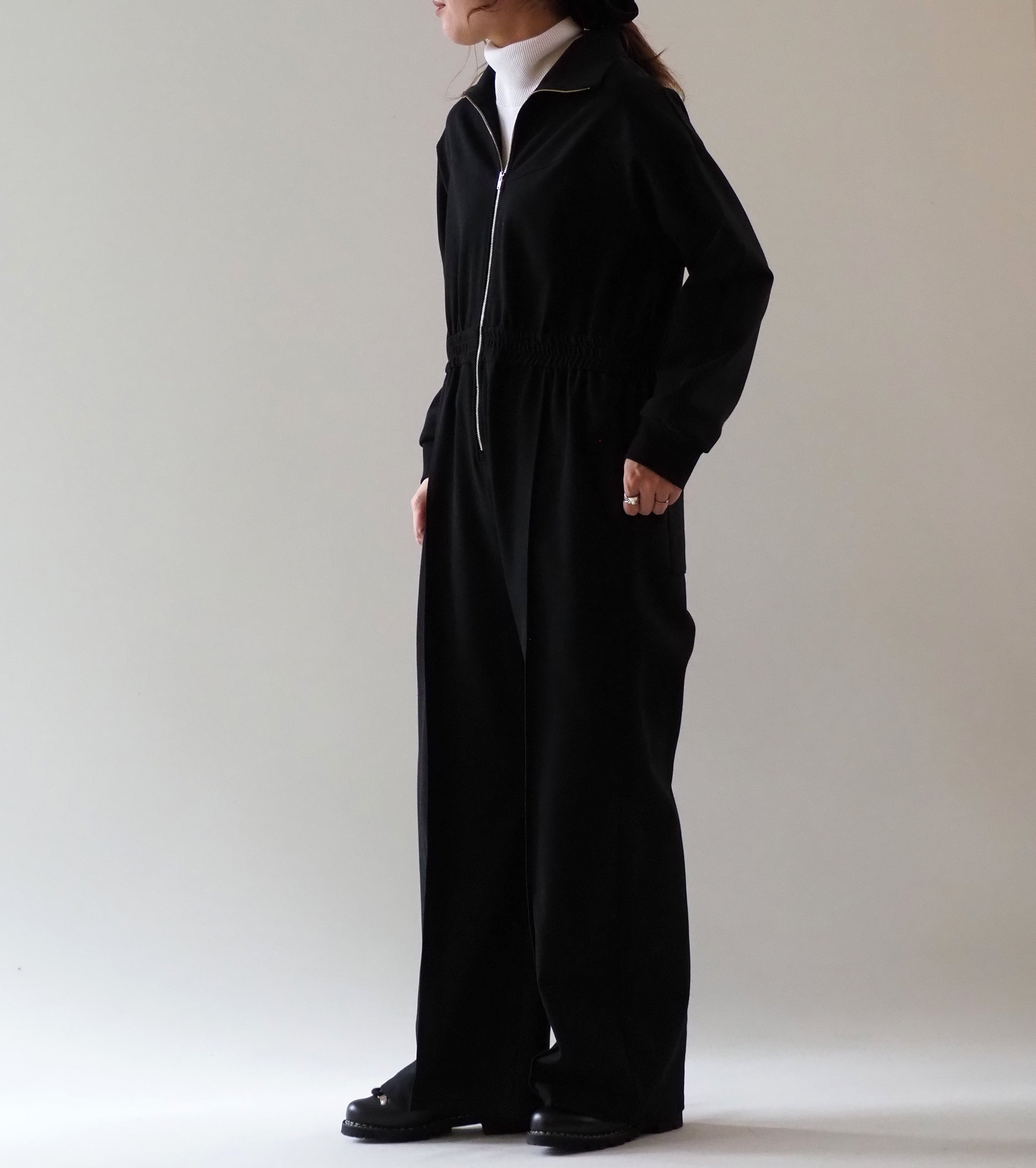 Oblada JERSEY JUMPSUIT, Black
