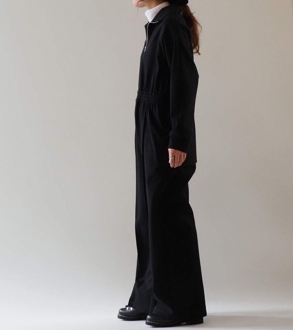 Oblada JERSEY JUMPSUIT, Black