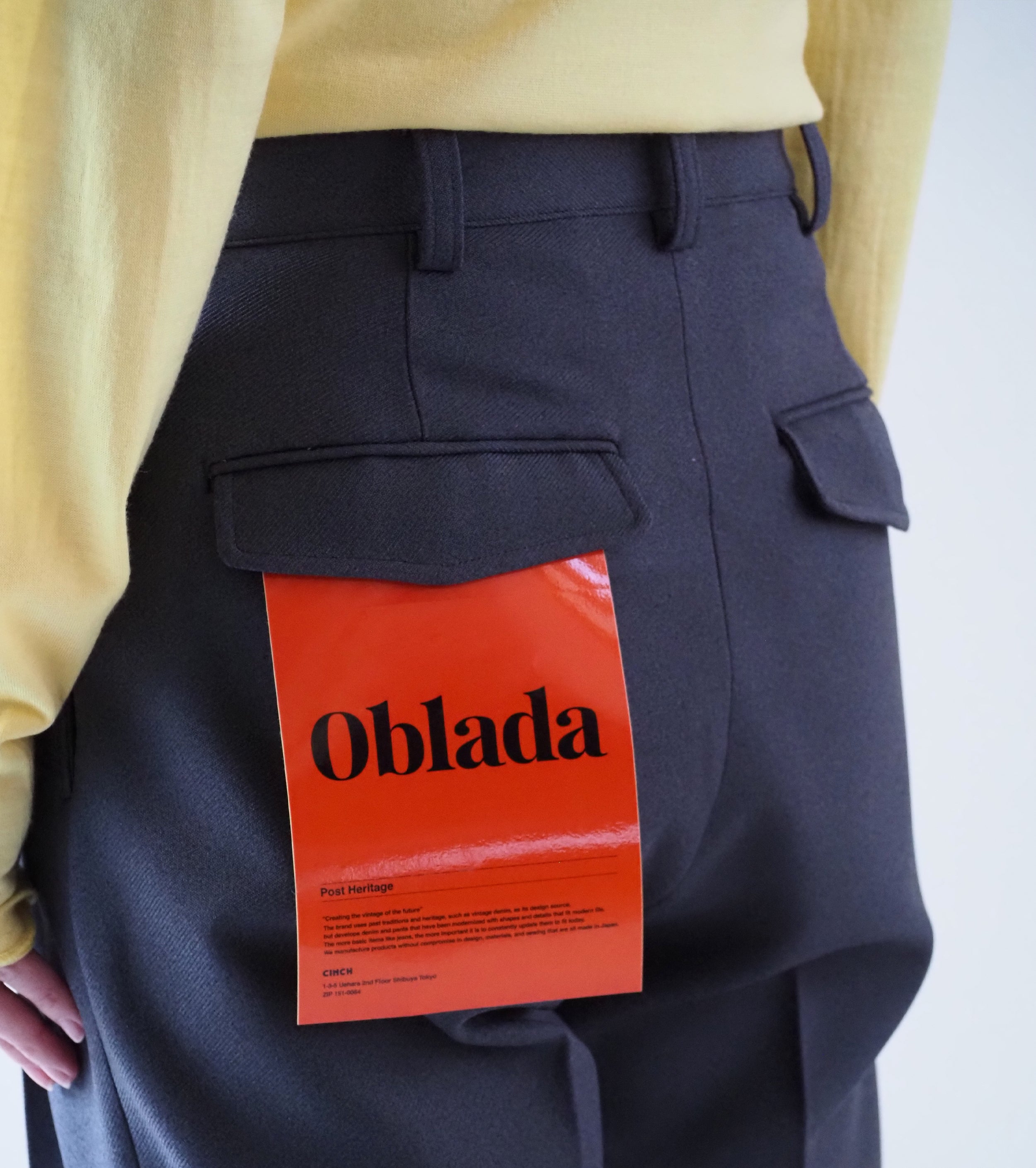 Oblada エニーパンツ, Charcoal Gray