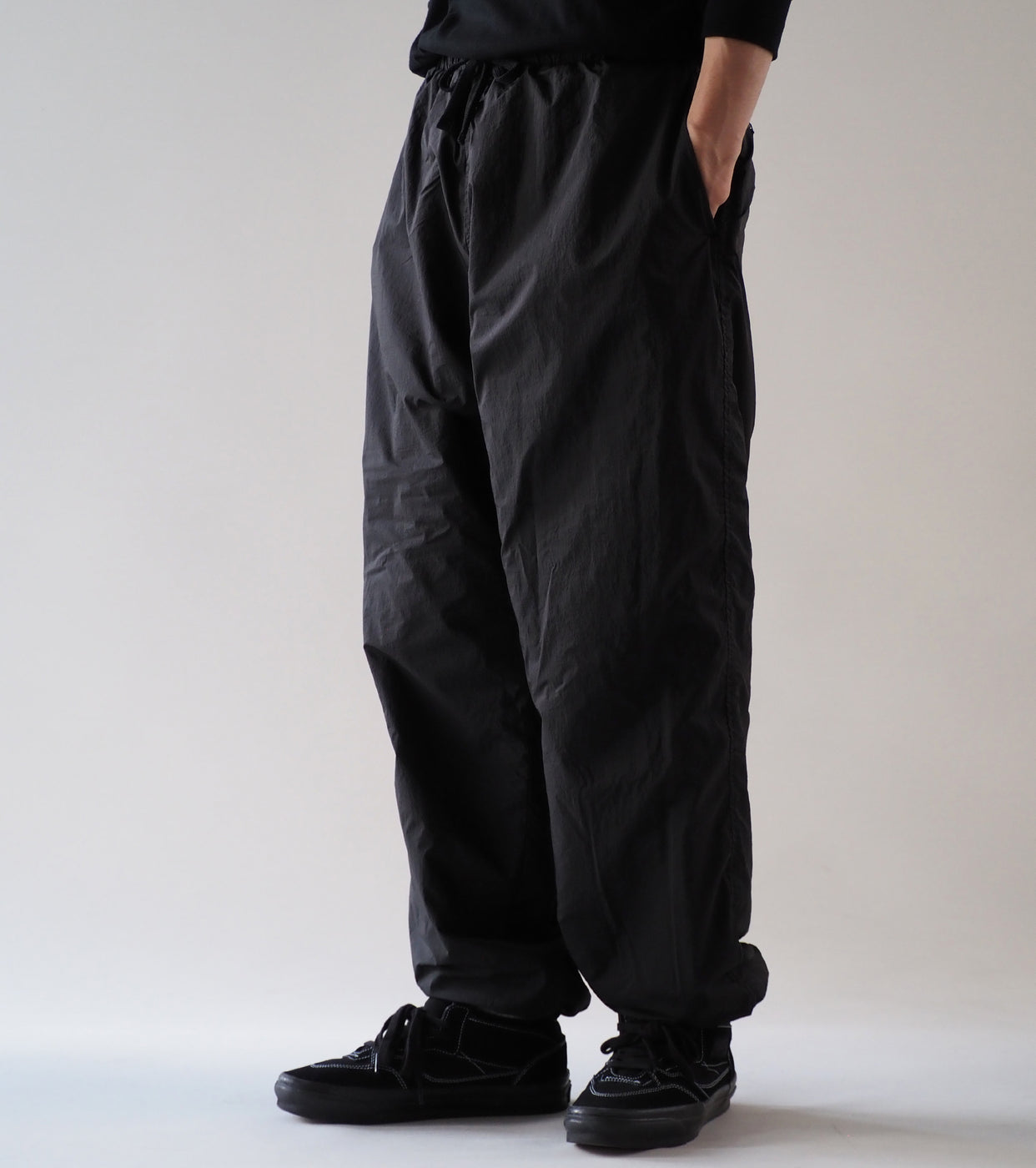 Ten c × COMOLI リバーシブル パンツ , Black