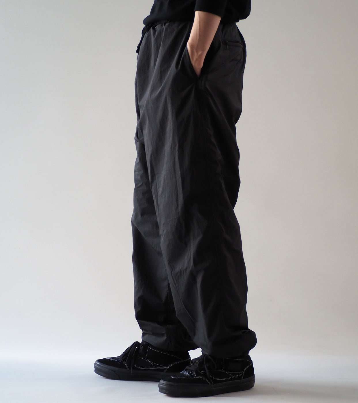 Ten c × COMOLI リバーシブル パンツ , Black