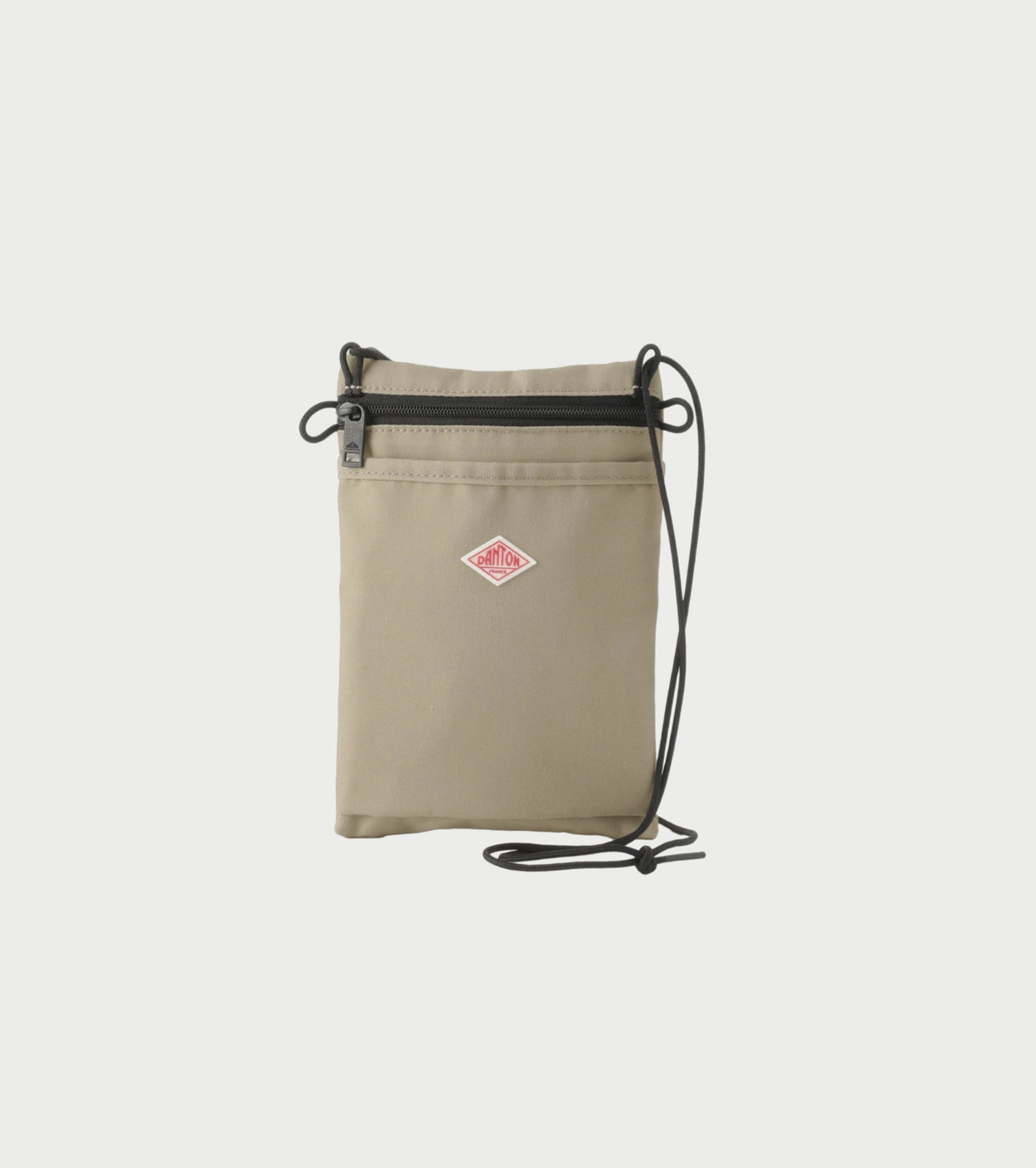 DANTON SAINT-DOMINIQUE キャンバス ショルダー ポーチ , Beige