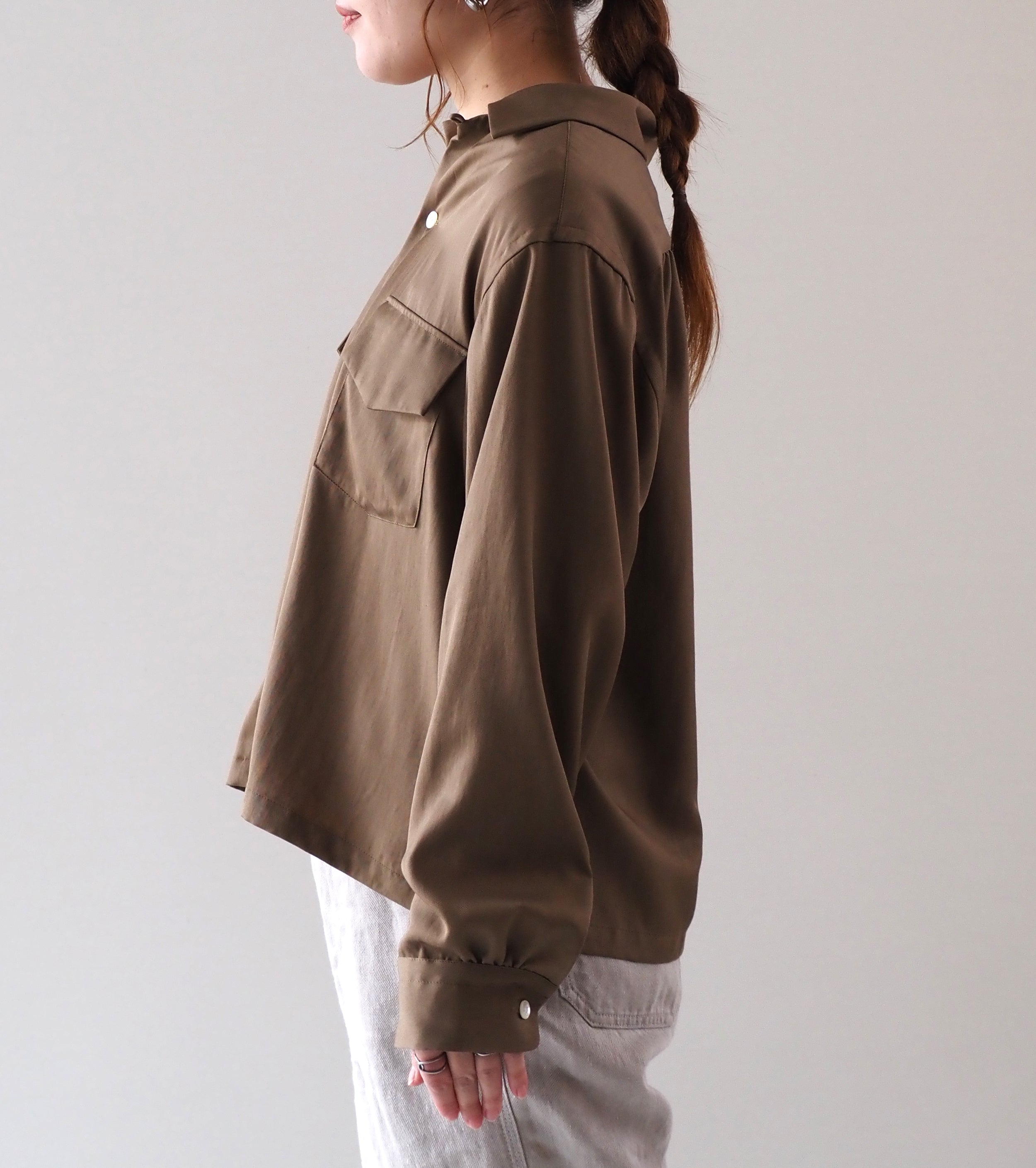 Oblada ボウリング シャツ , Khaki