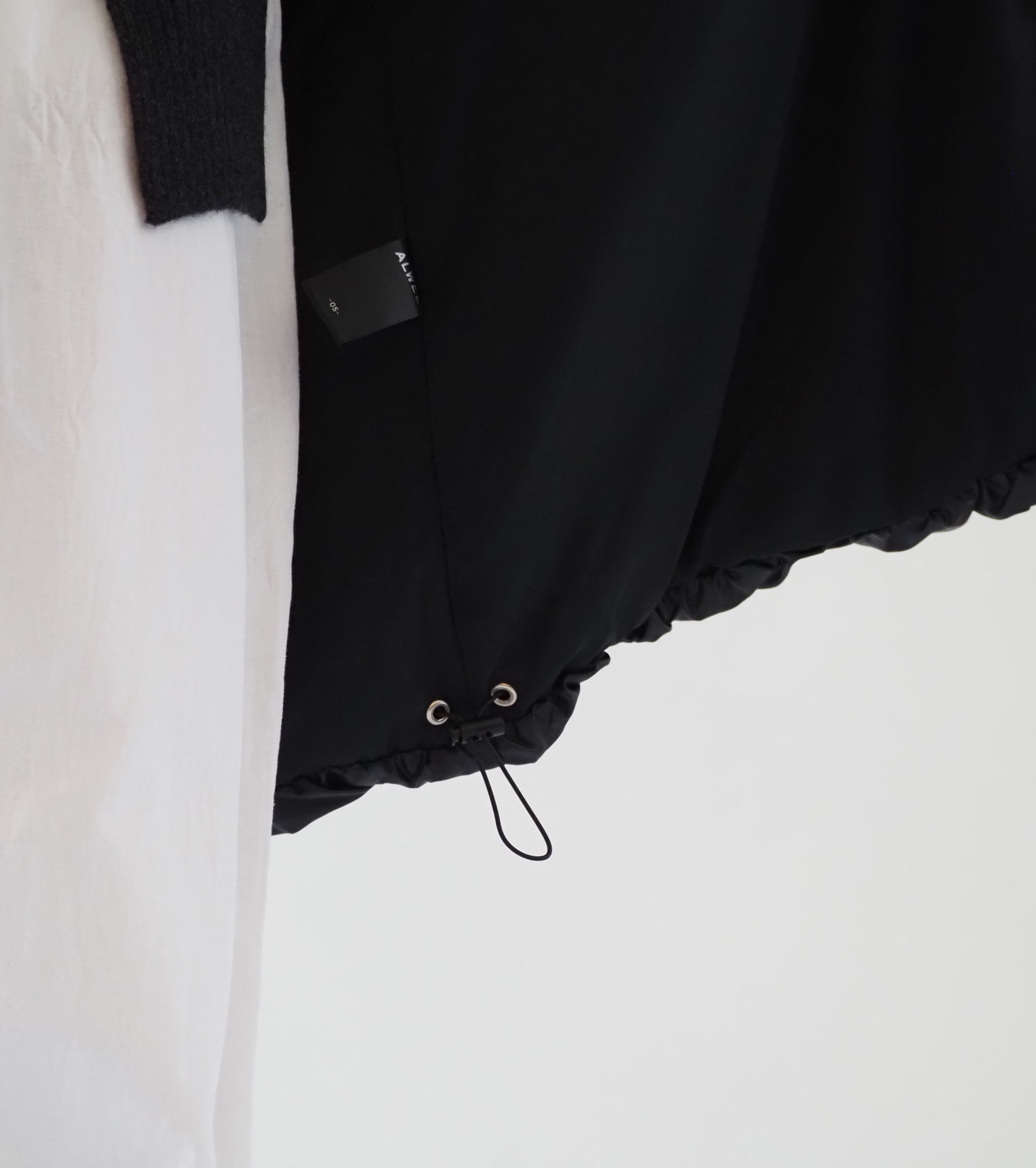 ALWEL SCARF DETAIK PADDED COAT with THINSULATE , Black