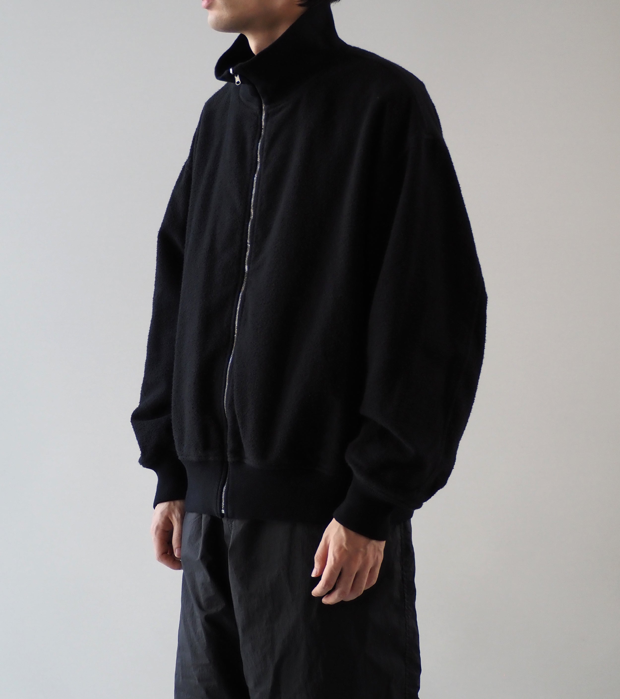 Ten c × COMOLI リバーシブル トラック ジャケット , Black