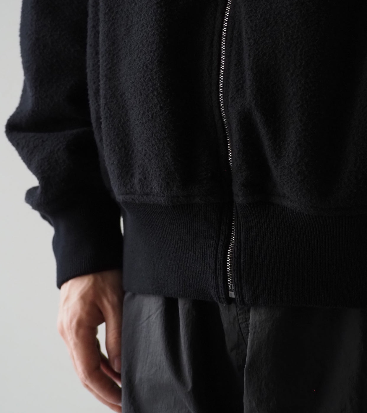 Ten c × COMOLI リバーシブル トラック ジャケット , Black