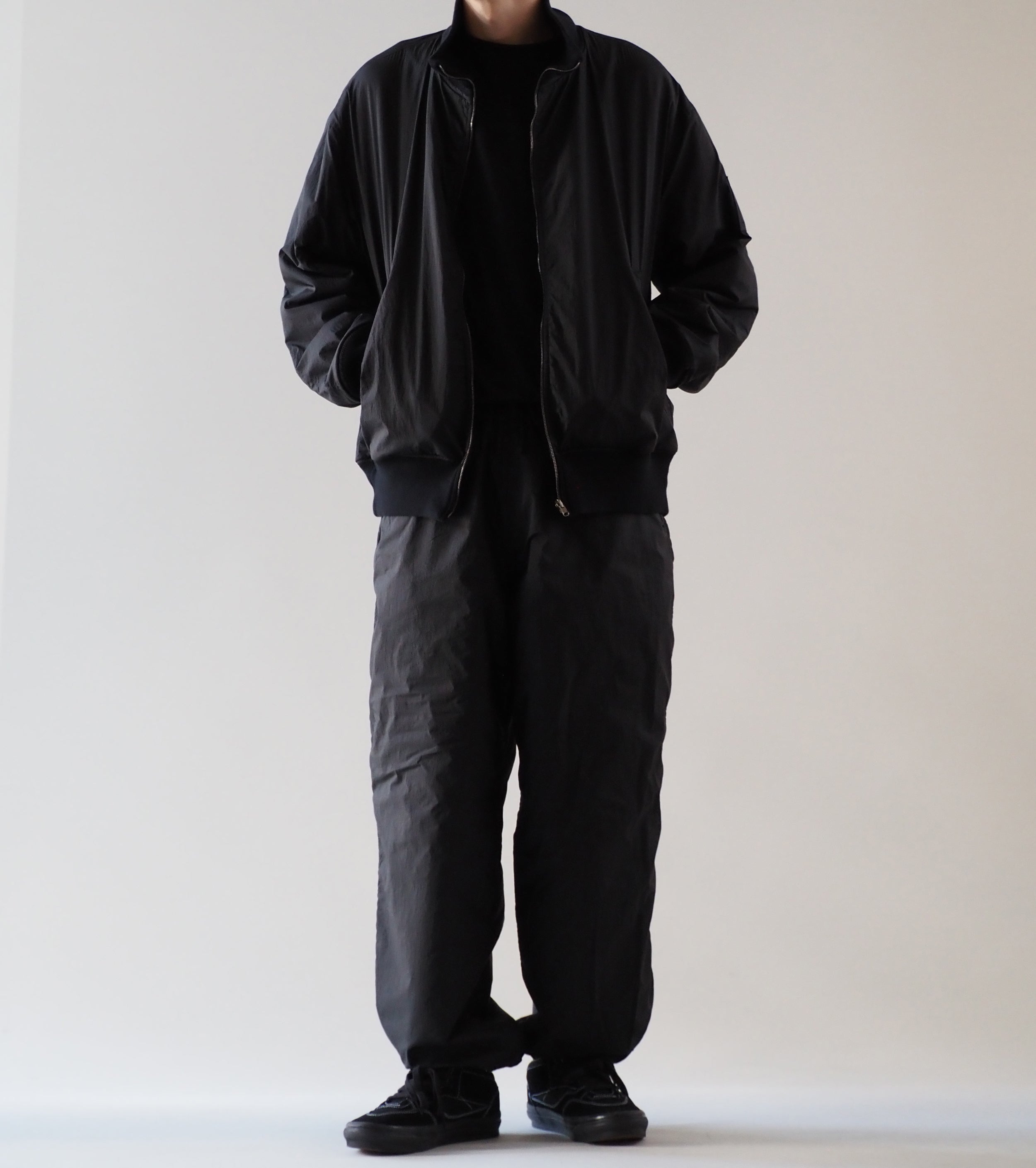Ten c × COMOLI リバーシブル トラック ジャケット , Black
