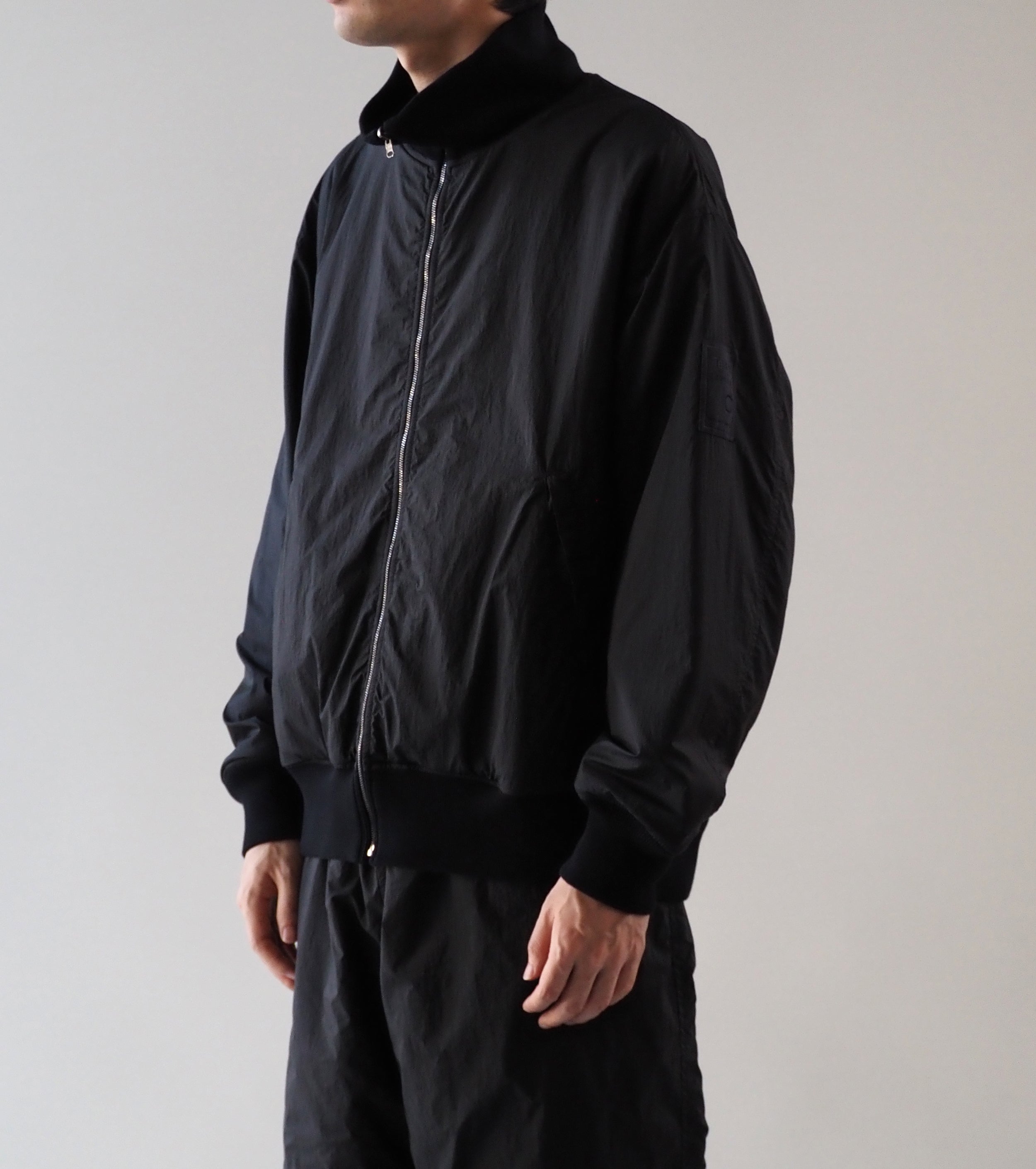 Ten c × COMOLI リバーシブル トラック ジャケット , Black