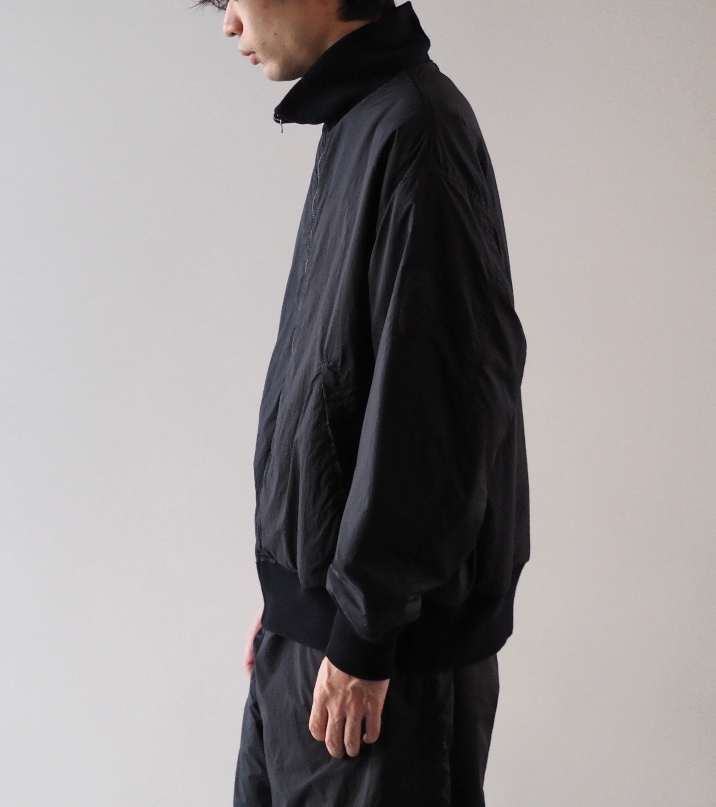 Ten c × COMOLI リバーシブル トラック ジャケット , Black