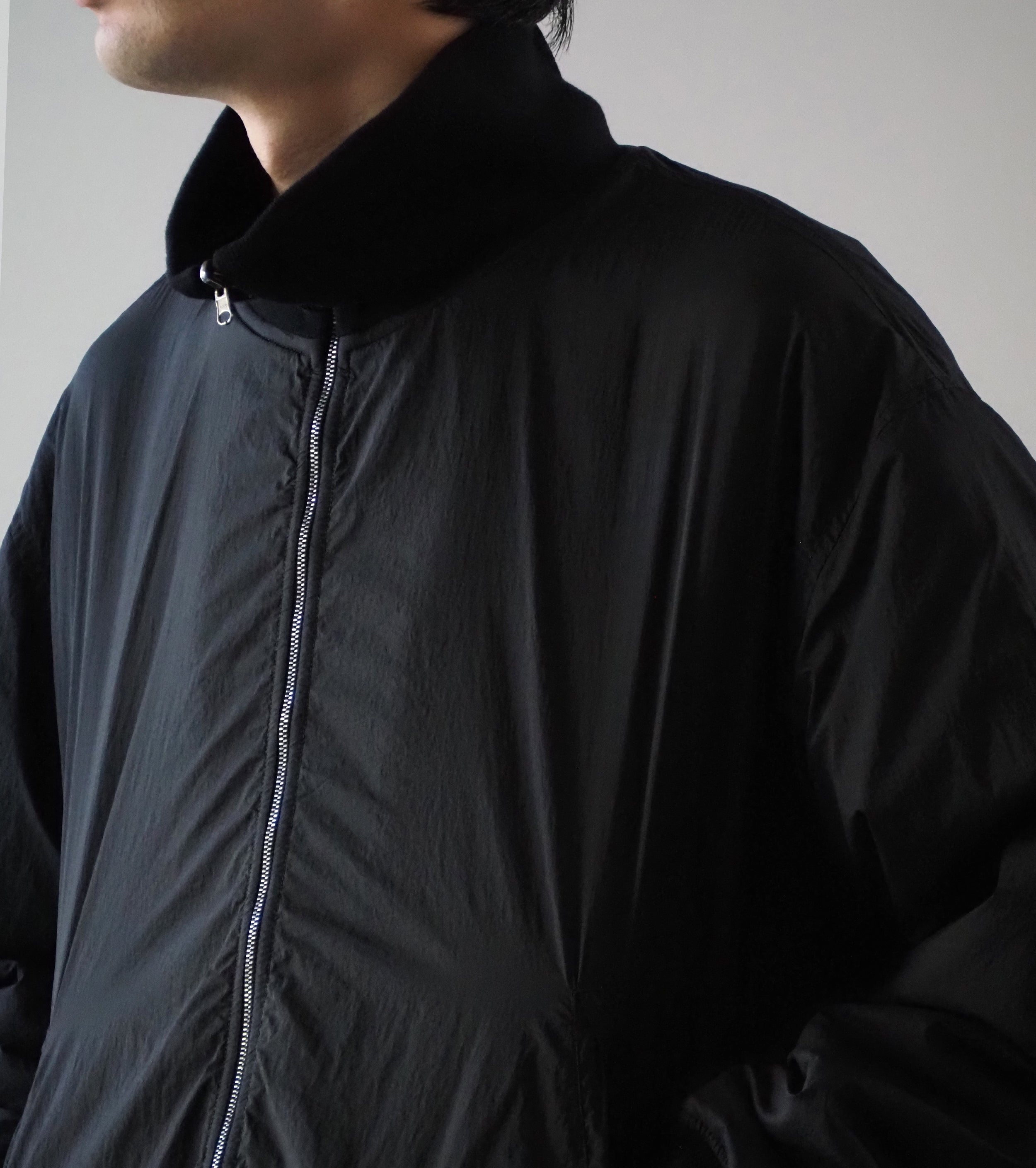 Ten c × COMOLI リバーシブル トラック ジャケット , Black